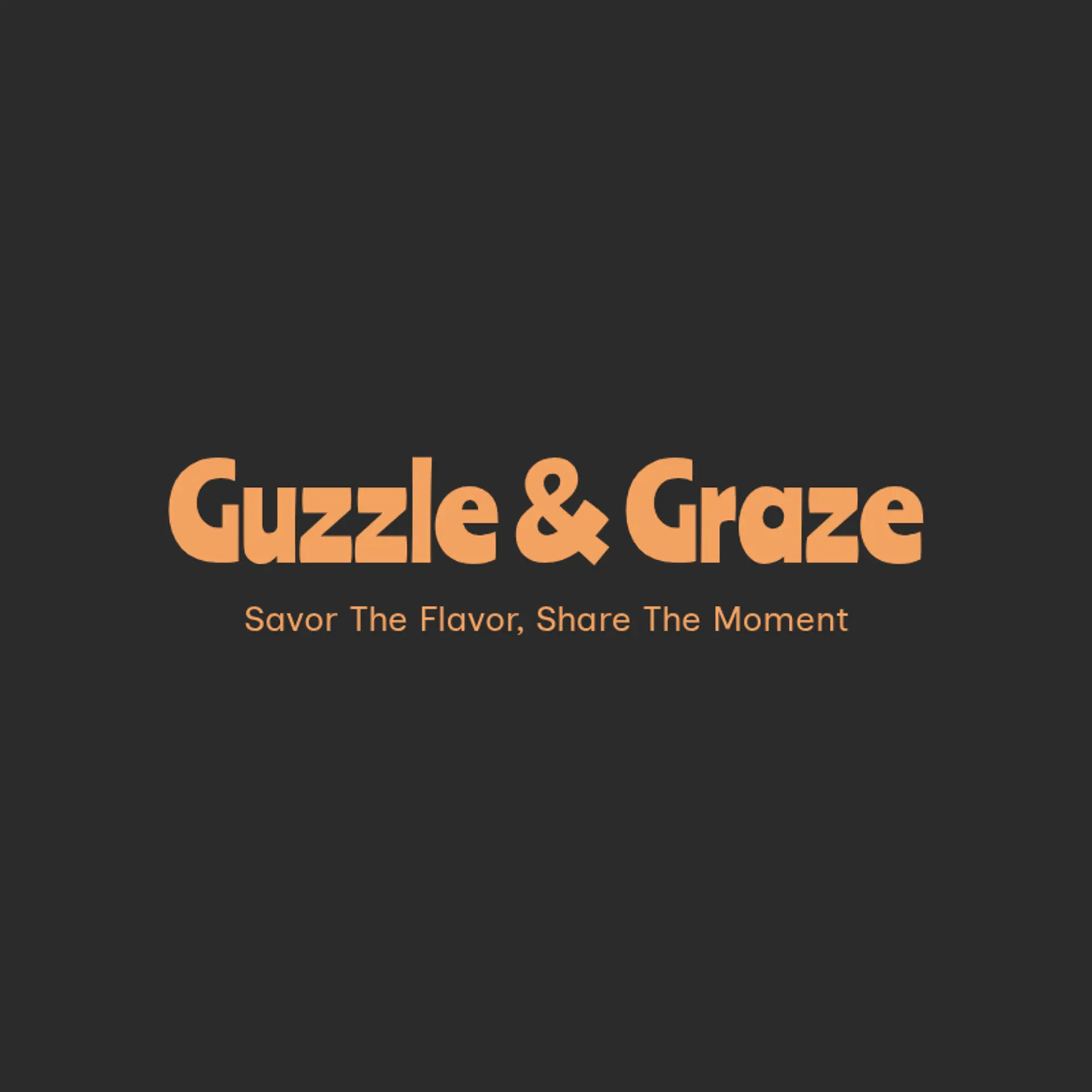 Guzzle & Graze logo for bar restaurant