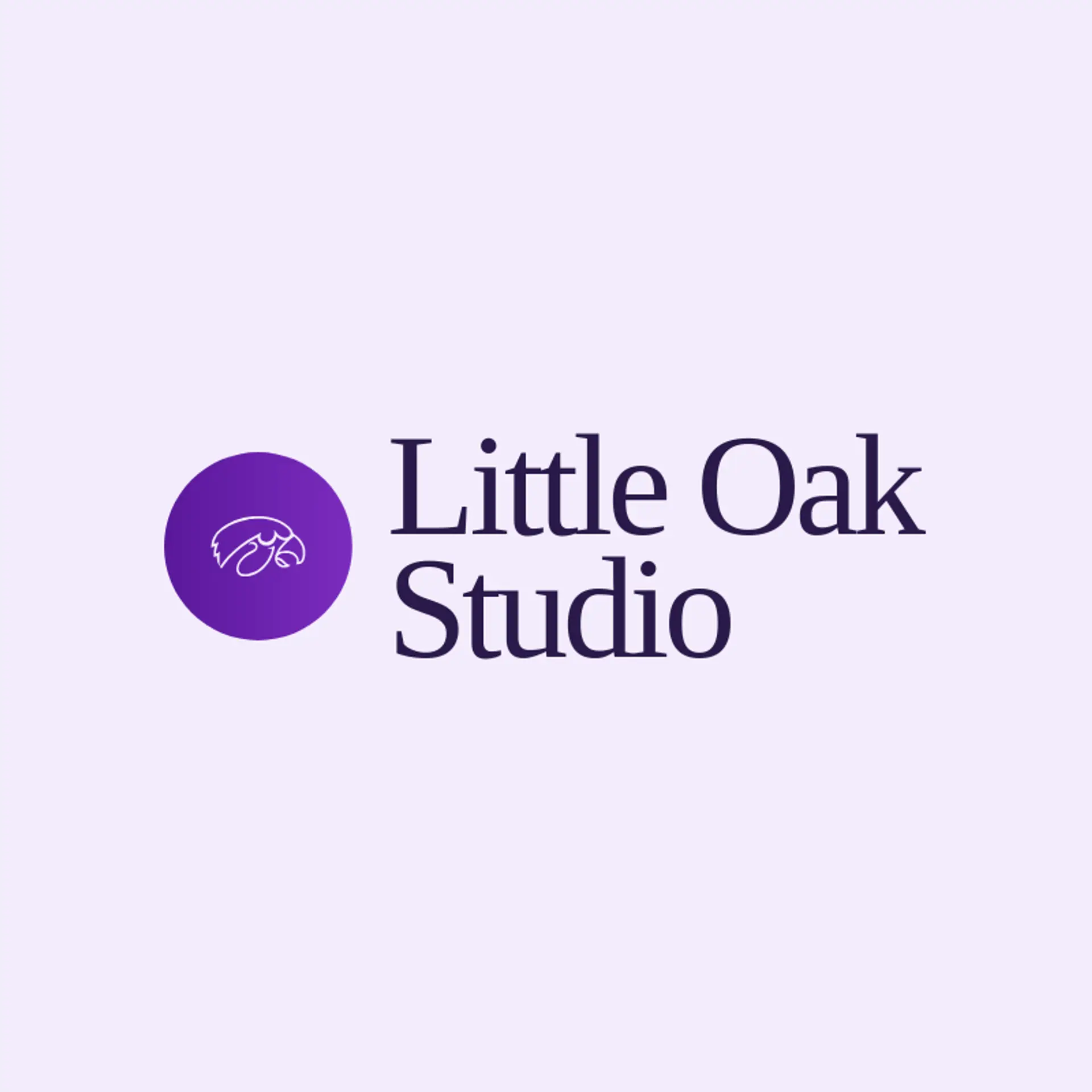 Little Oak Studio logo for iowa