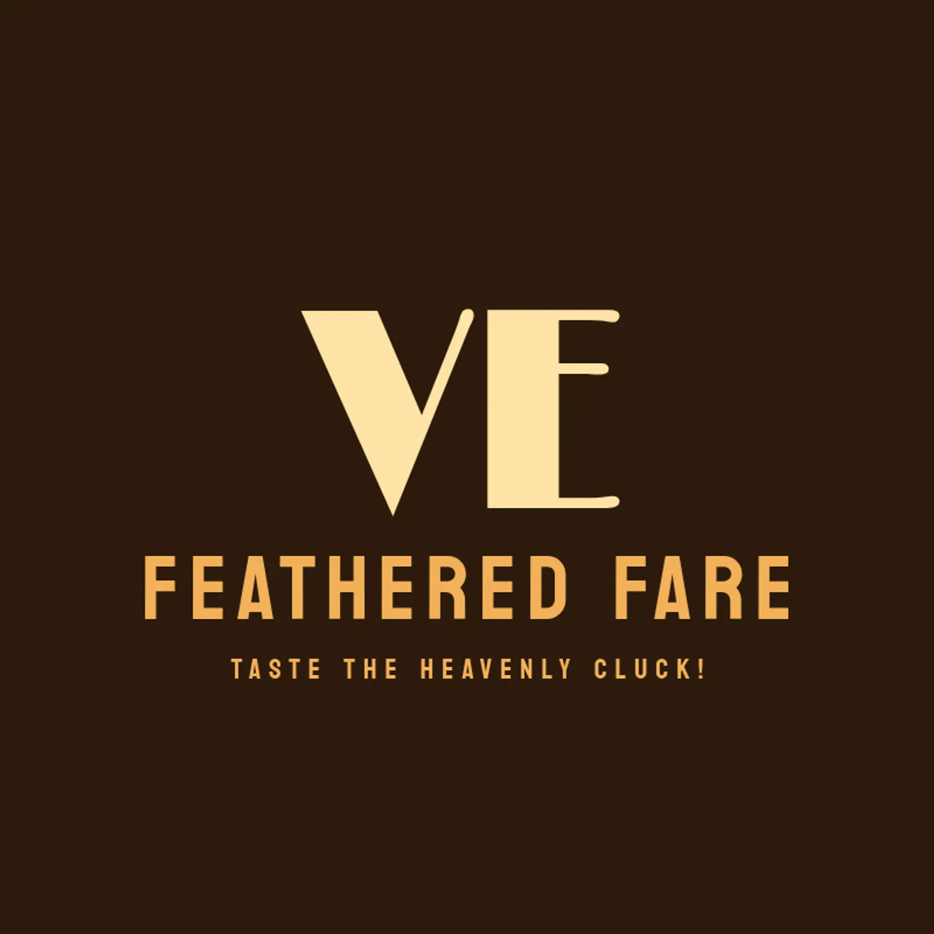 Feathered Fare logo for chicken restaurant
