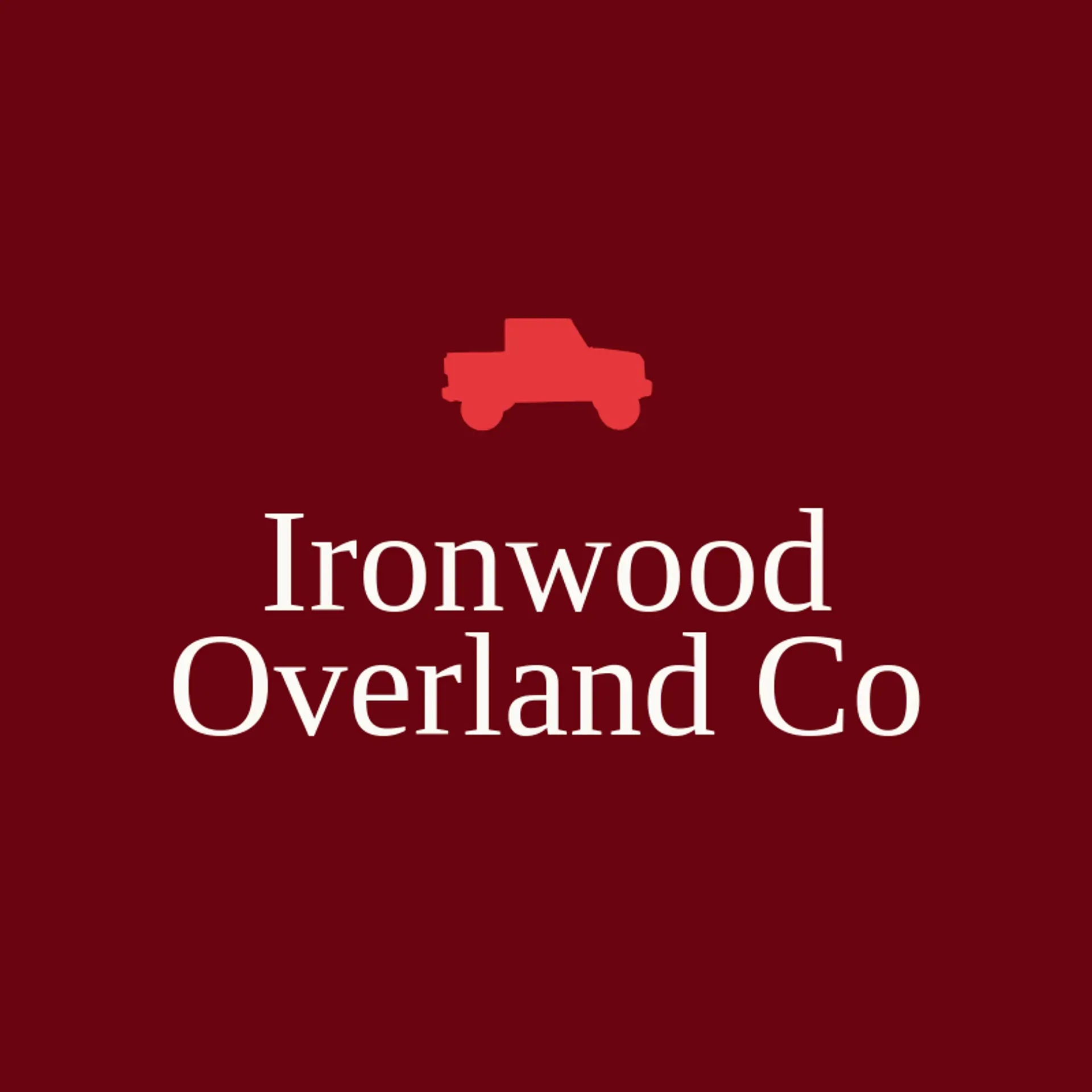 Ironwood Overland Co logo for jeep