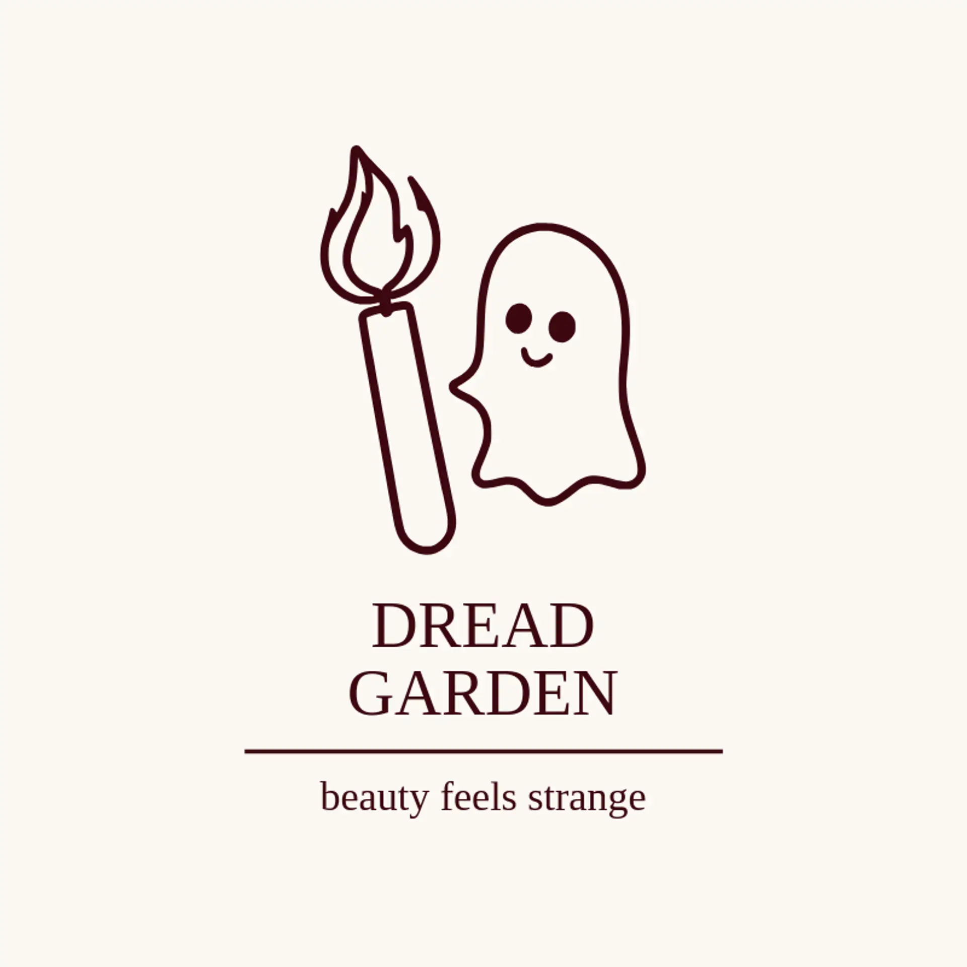Dread Garden logo for horror