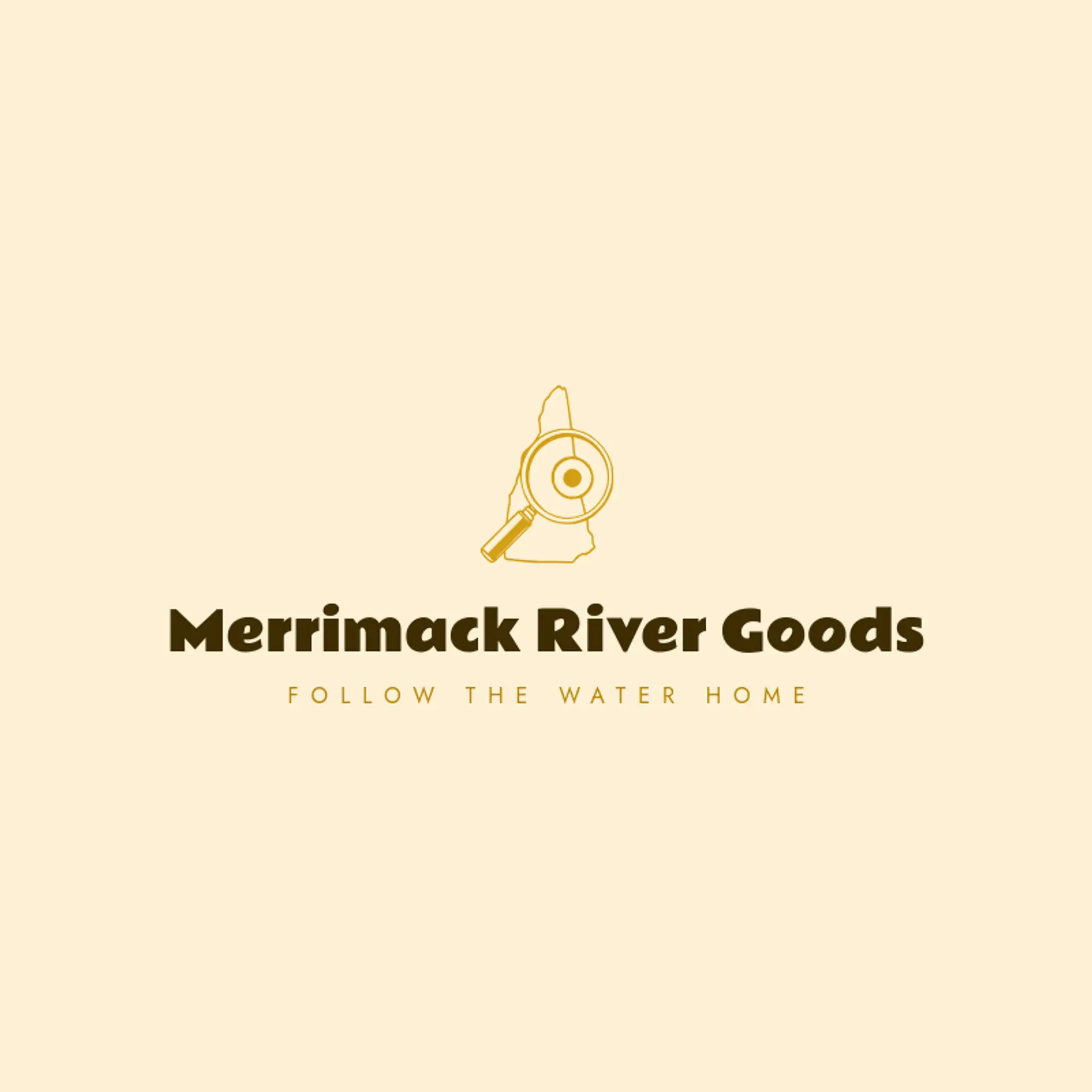 Merrimack River Goods logo for new hampshire
