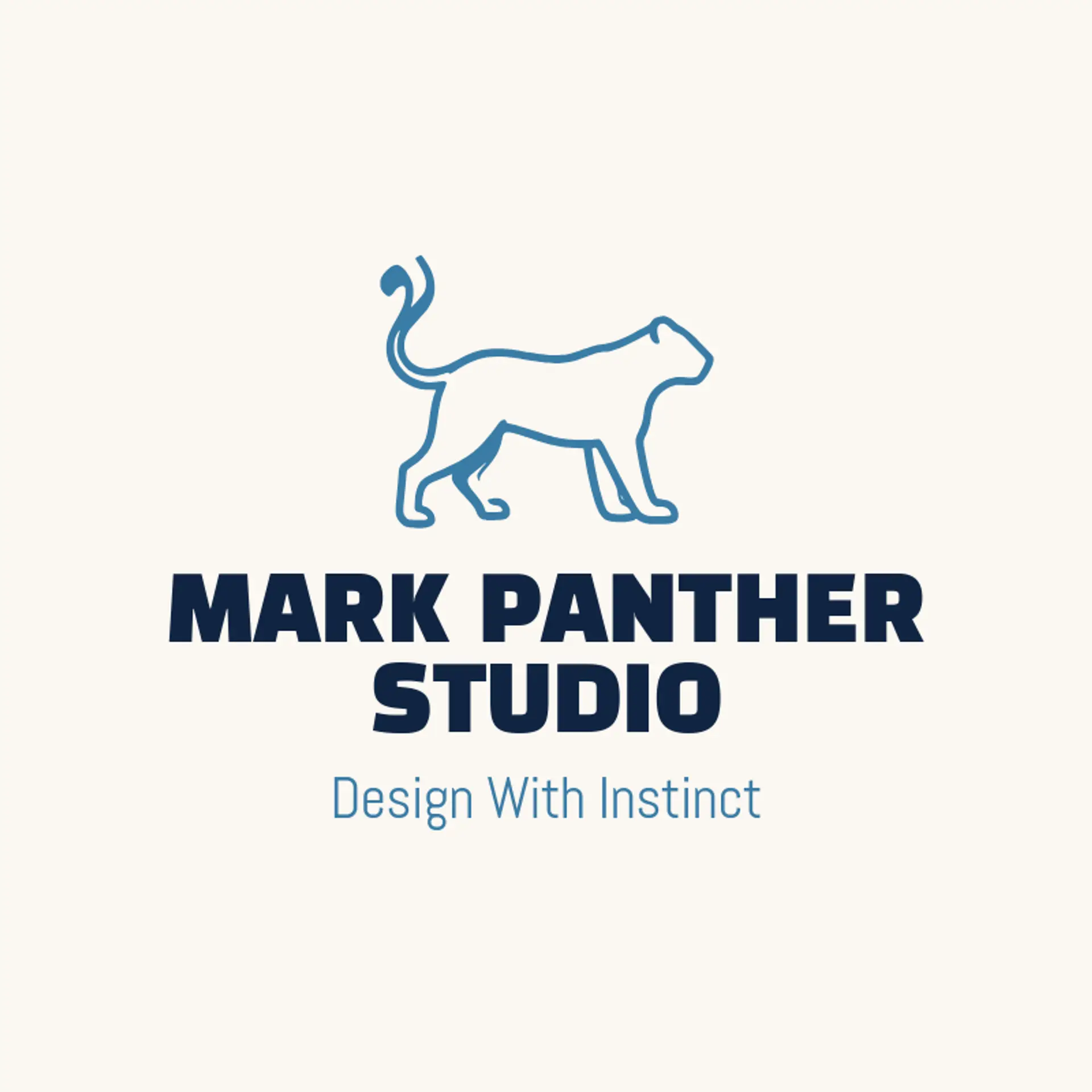 Mark Panther Studio logo for panther