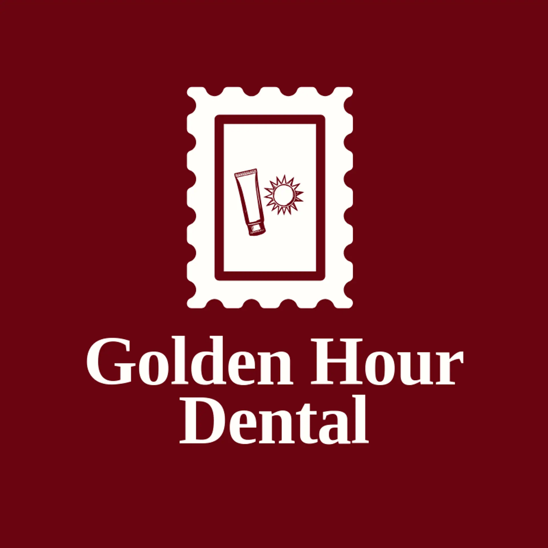 Golden Hour Dental logo for toothpaste