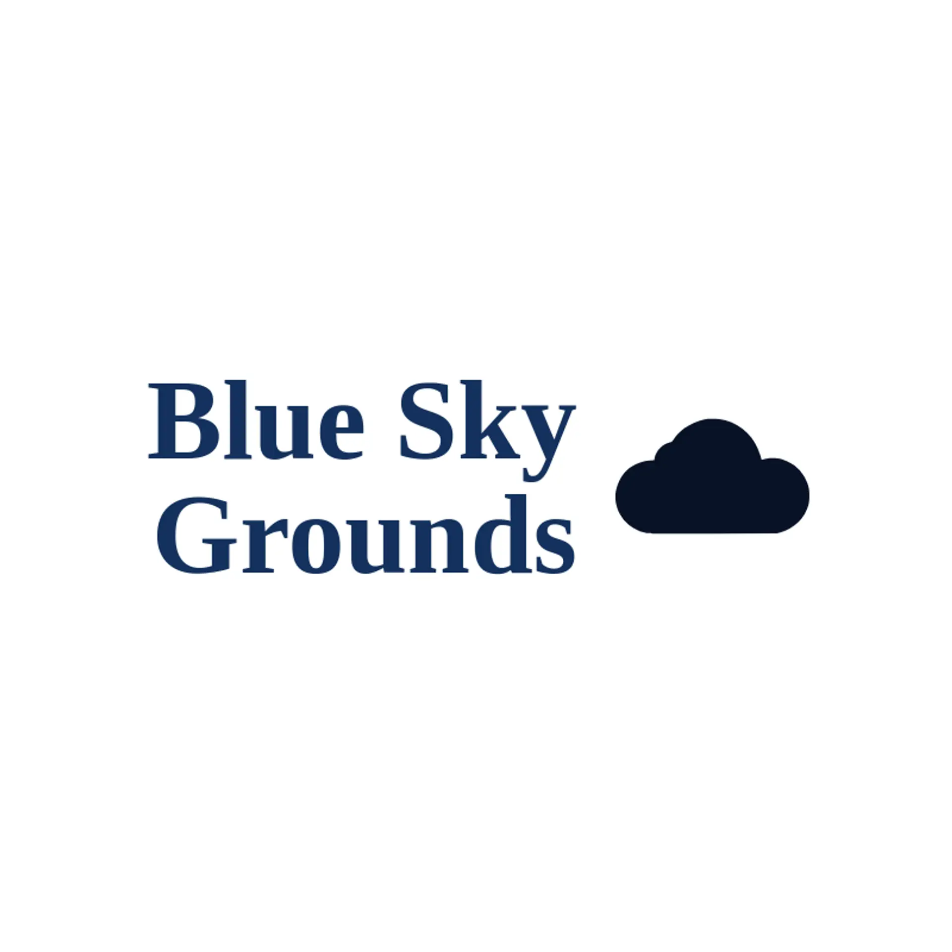 Blue Sky Grounds logo for yard