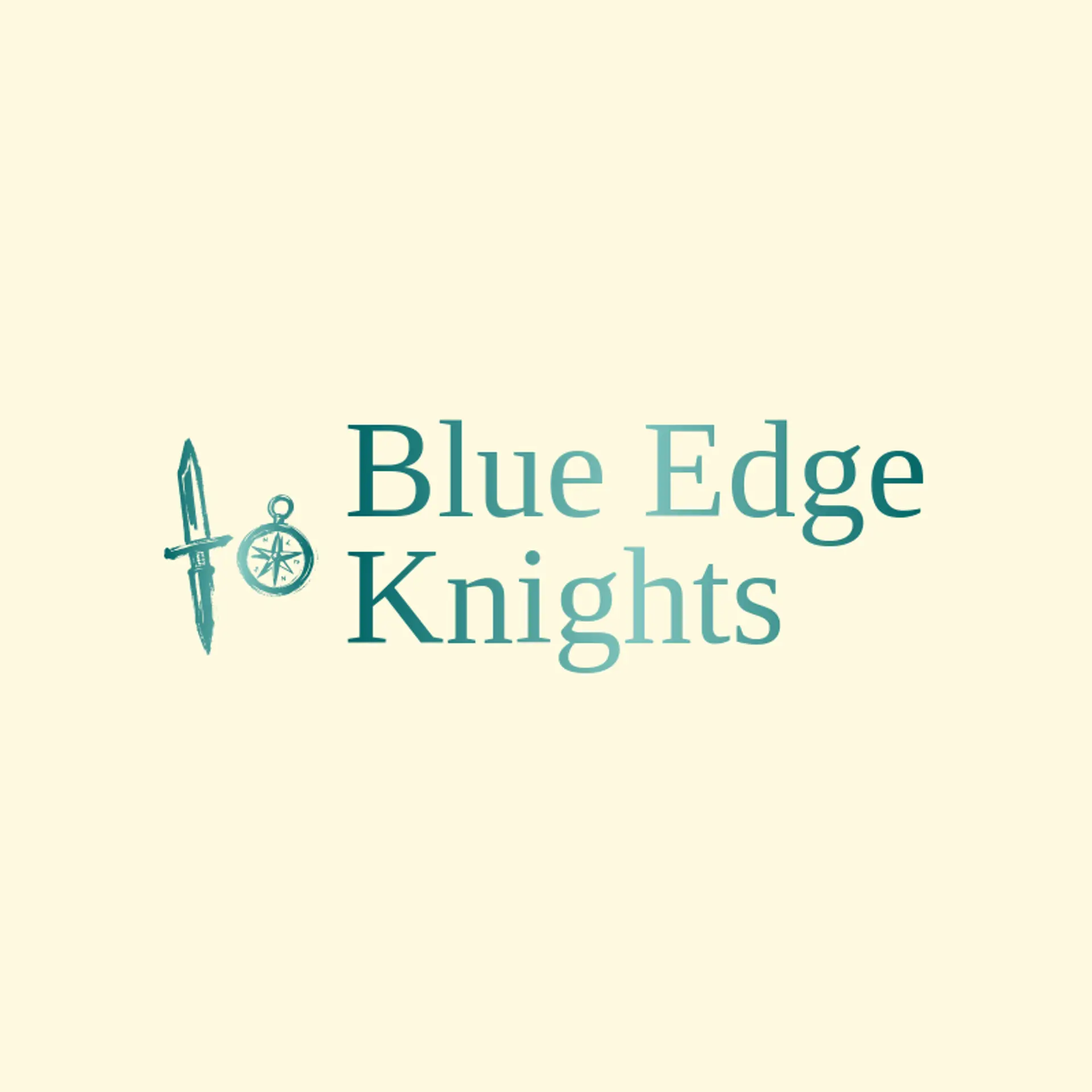 Blue Edge Knights logo for knight
