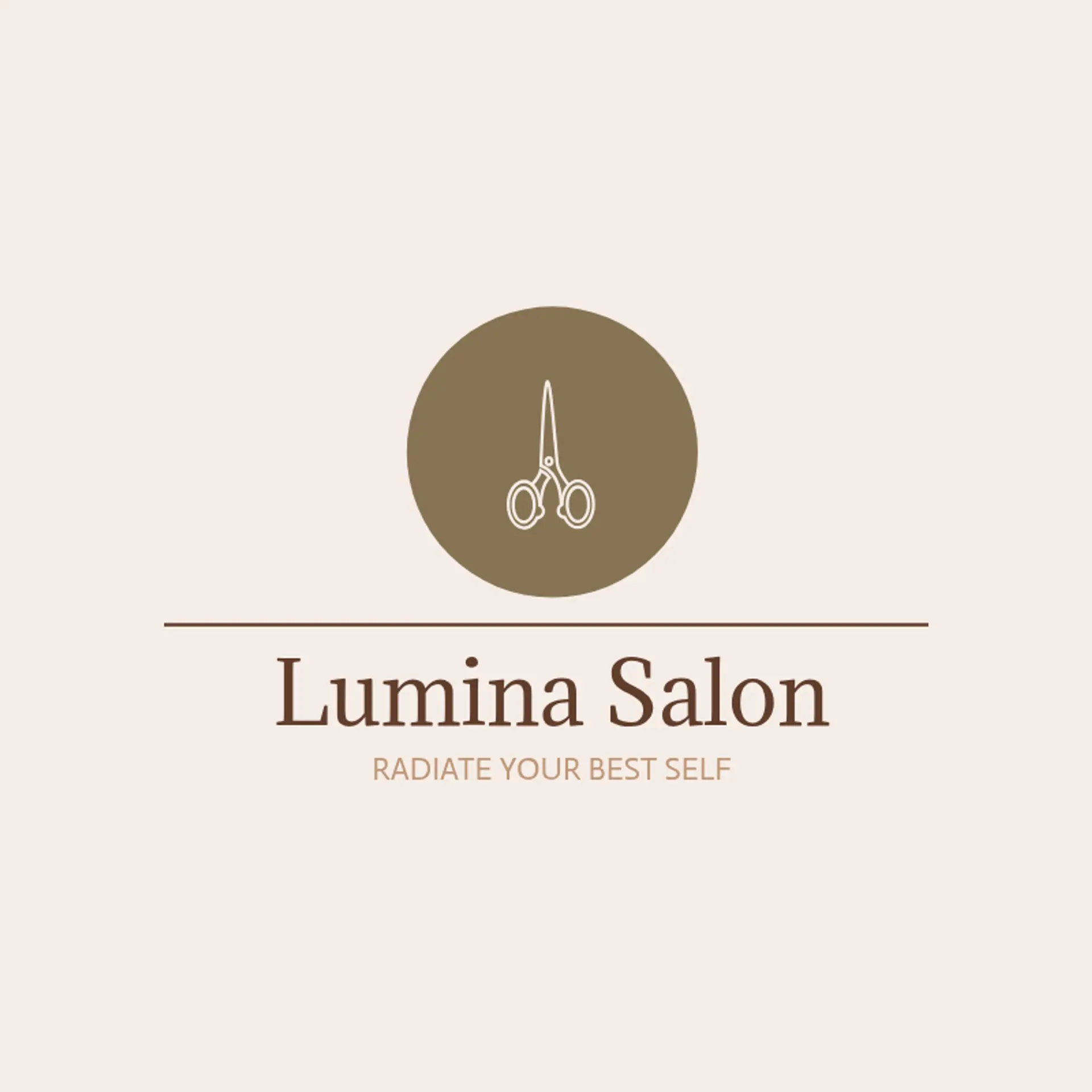 Luxe Locks logo for salon