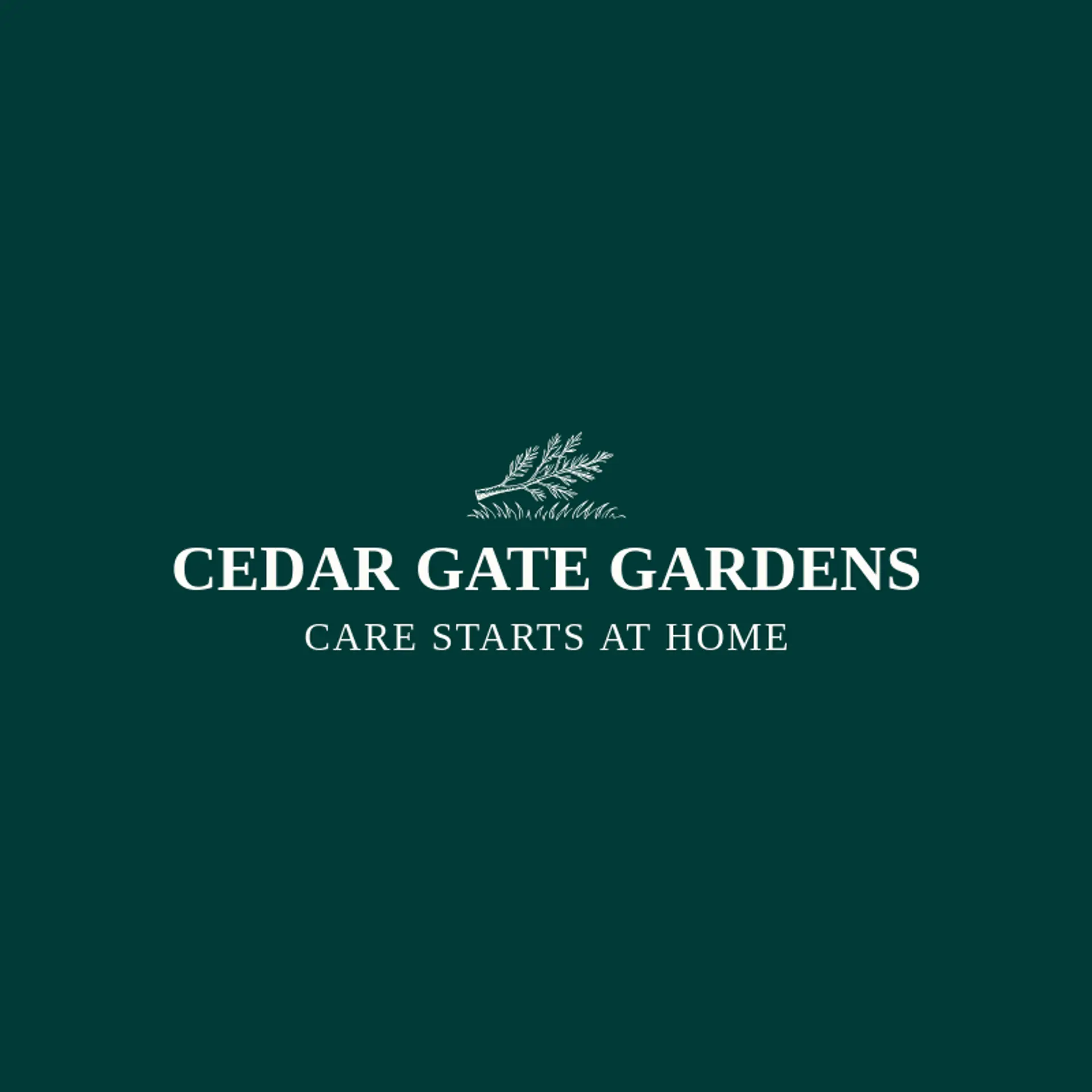 Cedar Gate Gardens logo for yard