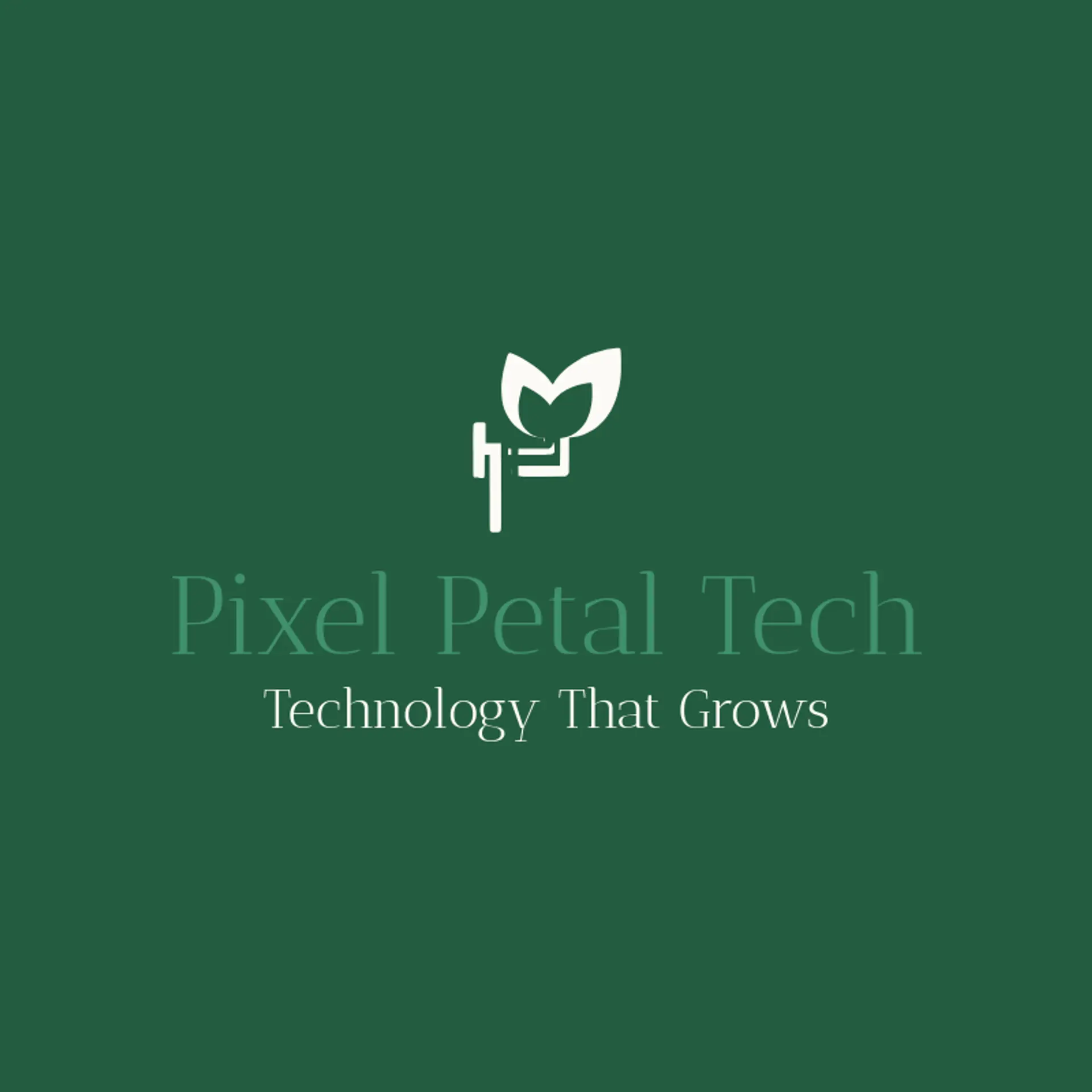 Pixel Petal Tech logo for stem