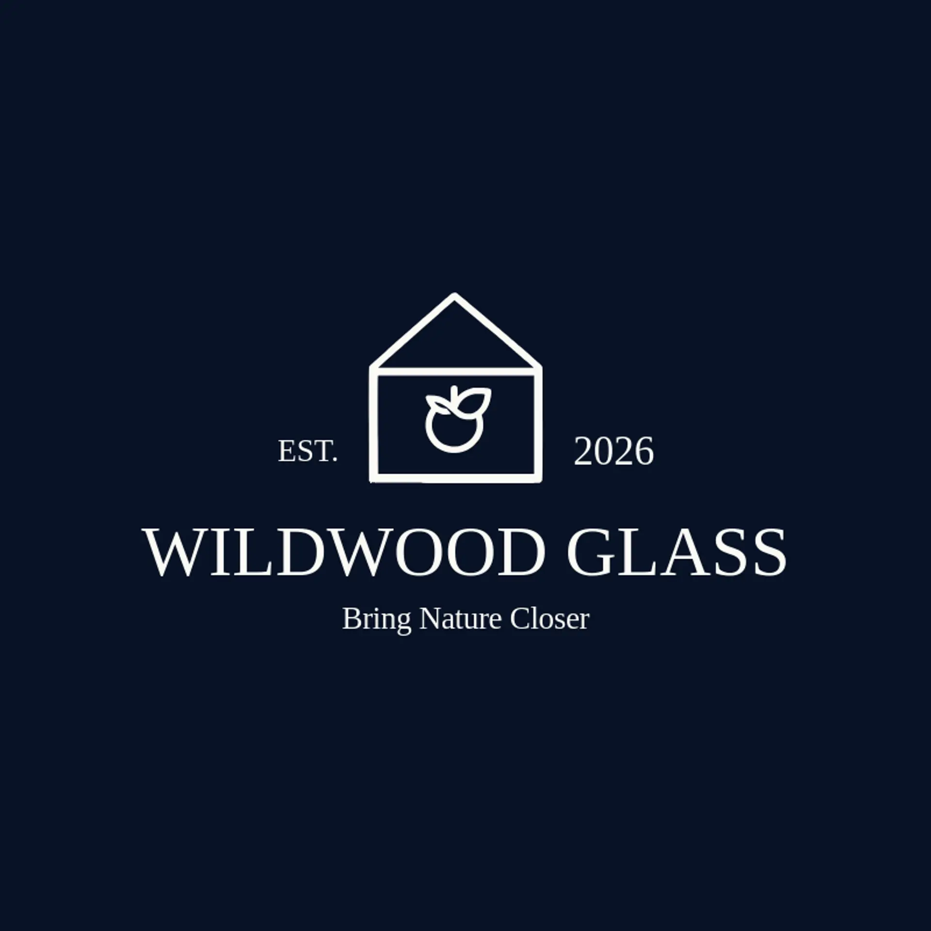 Wildwood Glass logo for greenhouse