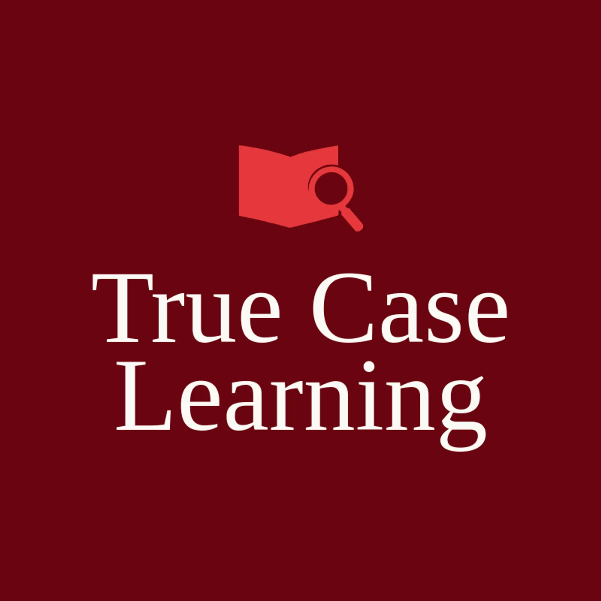 True Case Learning logo for crime