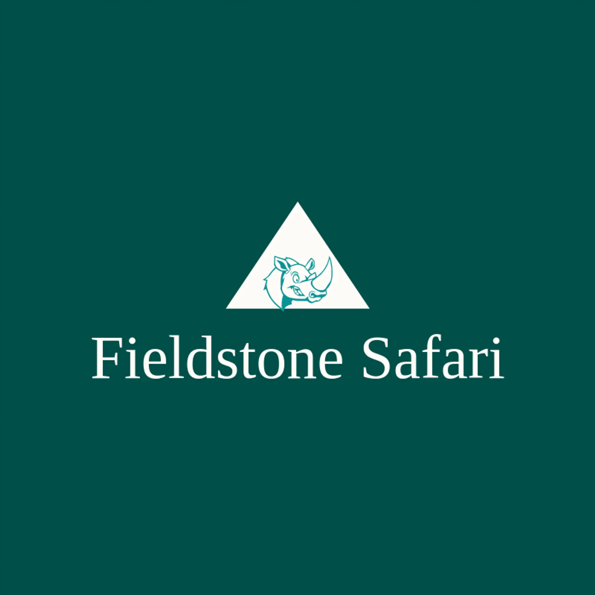Fieldstone Safari logo for rhino