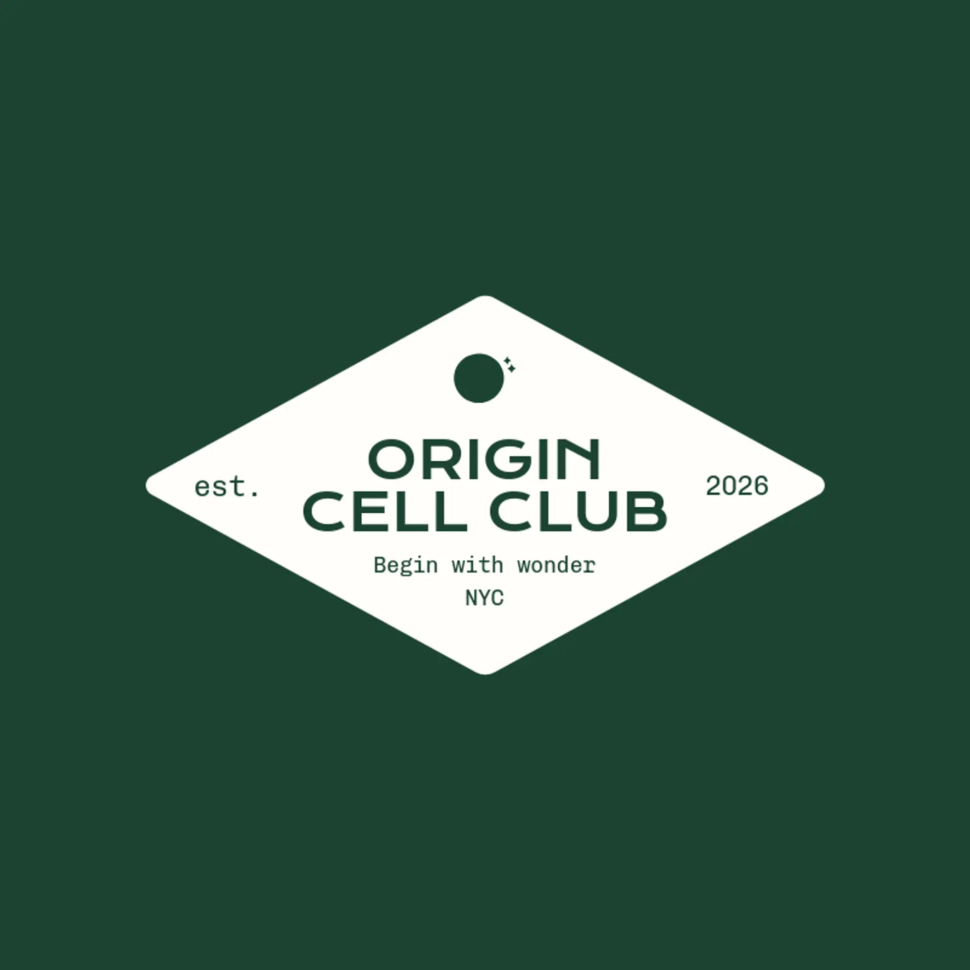 Origin Cell Club logo for biology