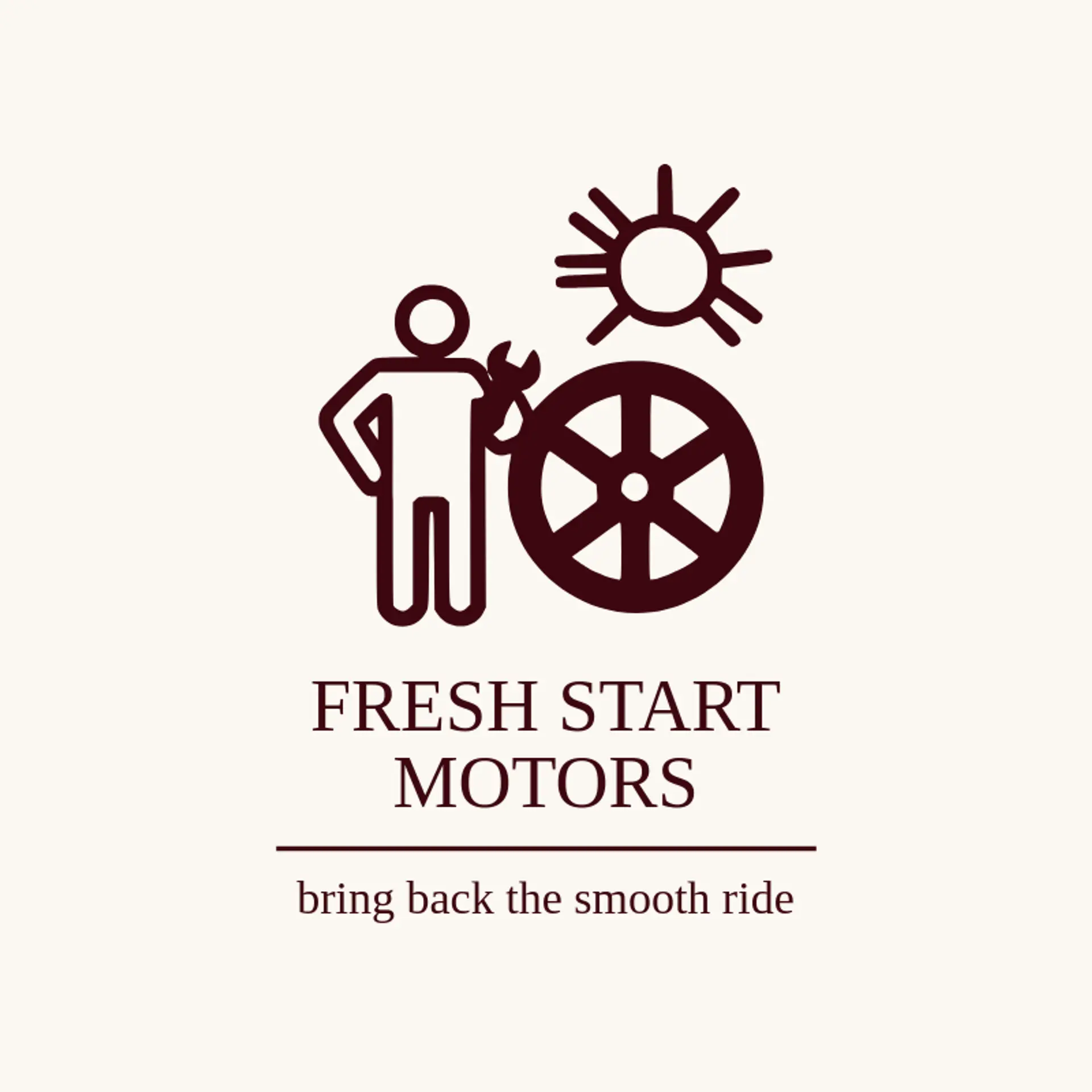 Fresh Start Motors logo for car mechanic