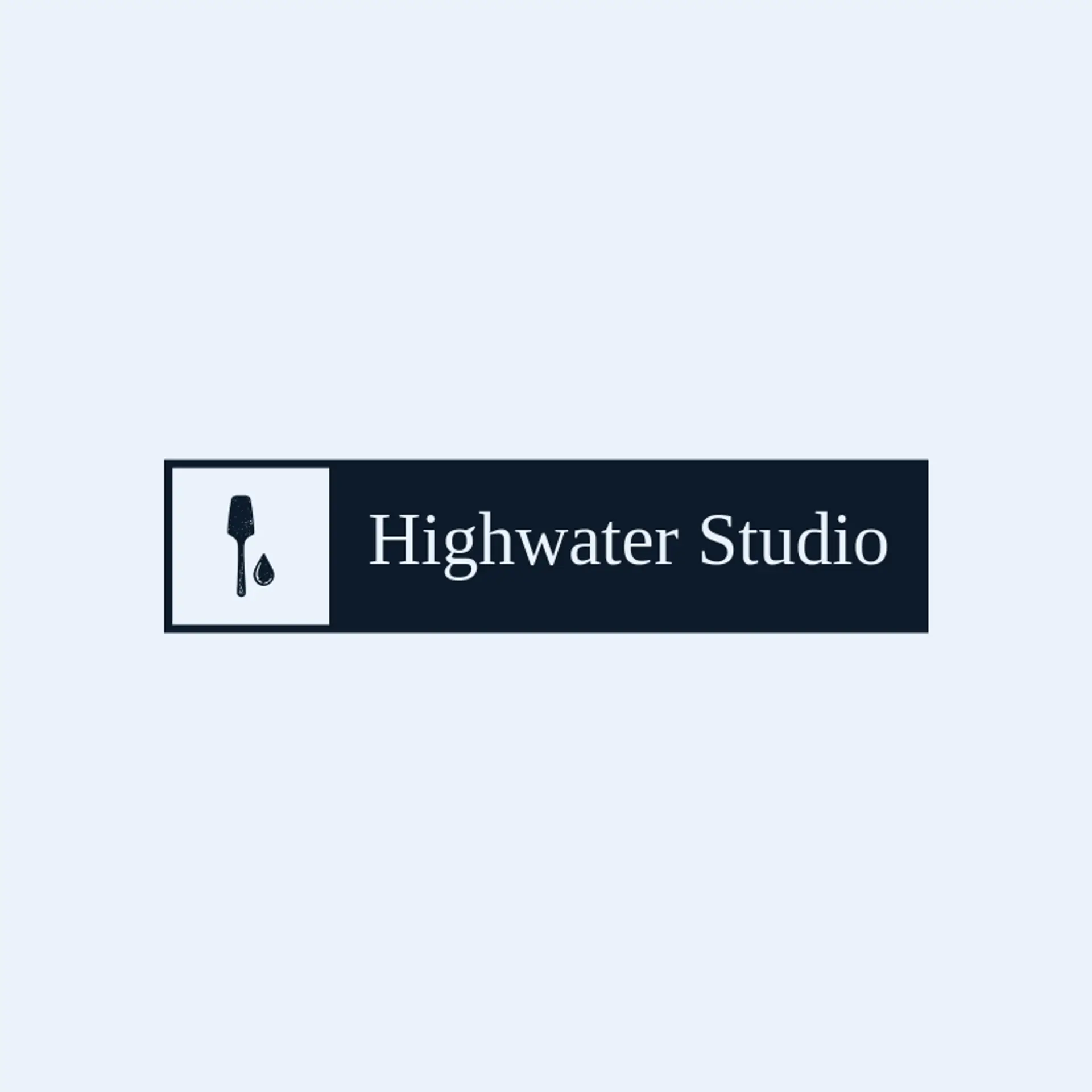 Highwater Studio logo for river