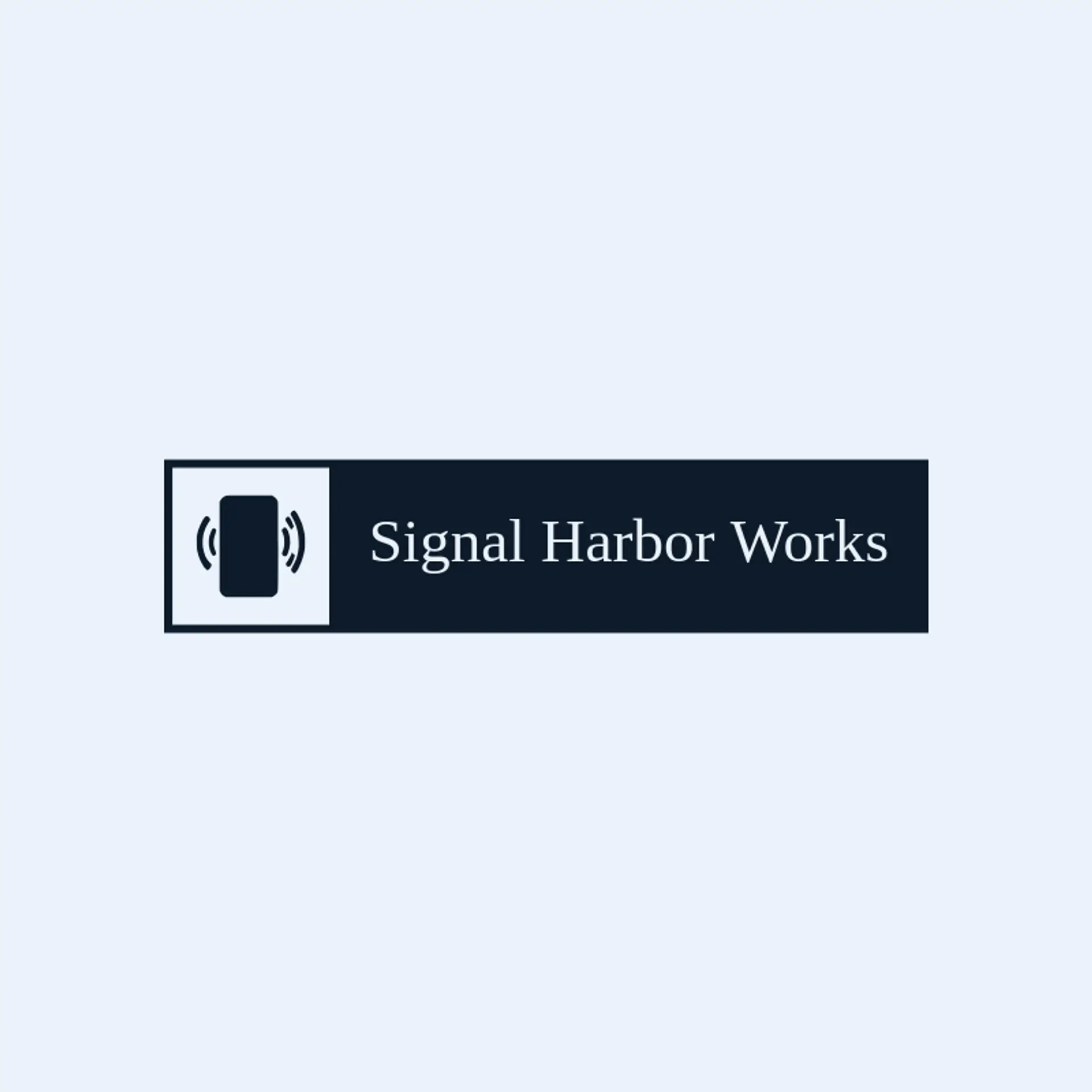 Signal Harbor Works logo for mobile