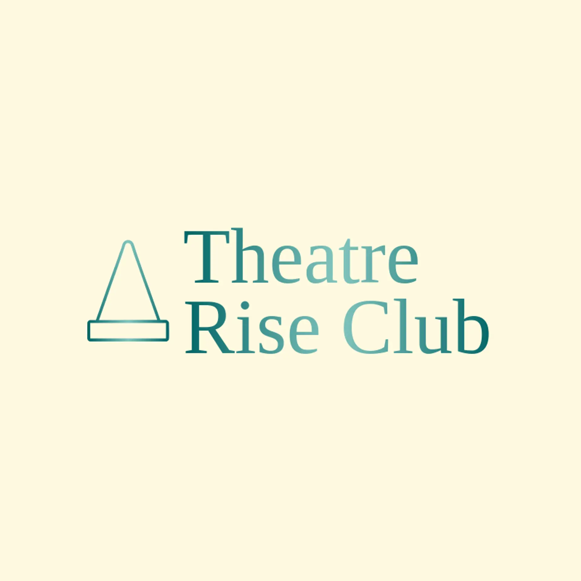 Theatre Rise Club logo for theatre