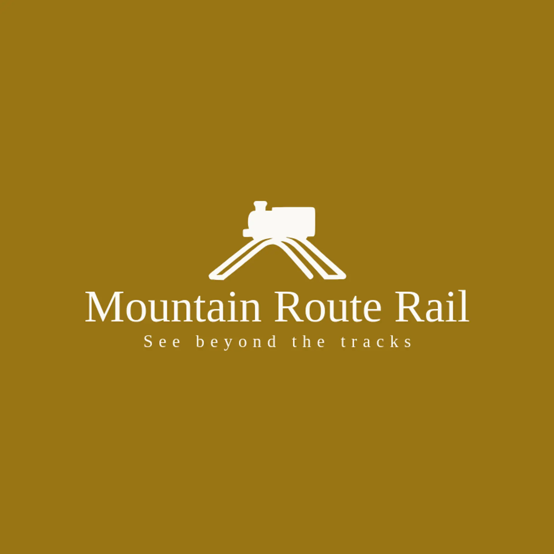 Mountain Route Rail logo for railroad