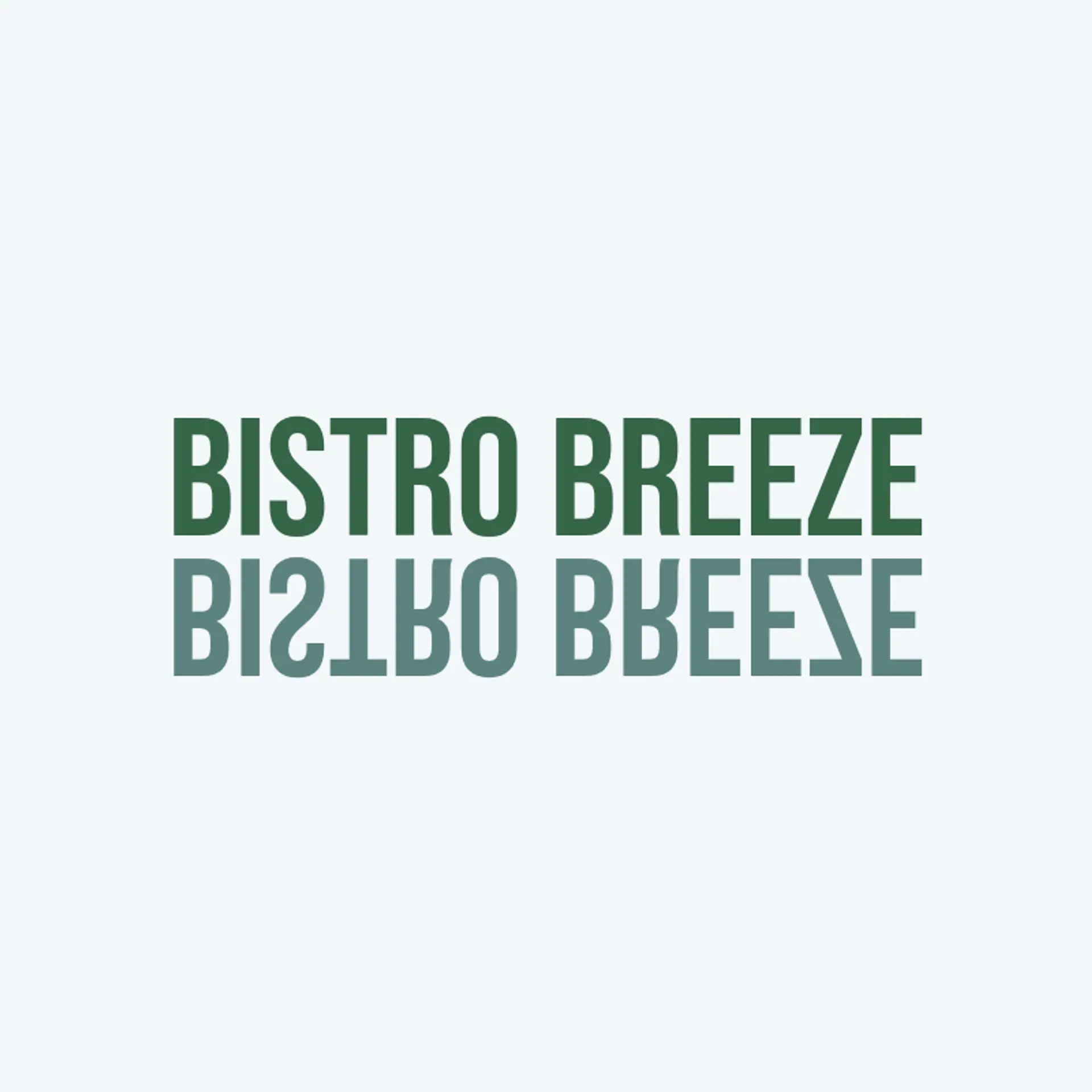 Bistro Breeze logo for cool restaurant