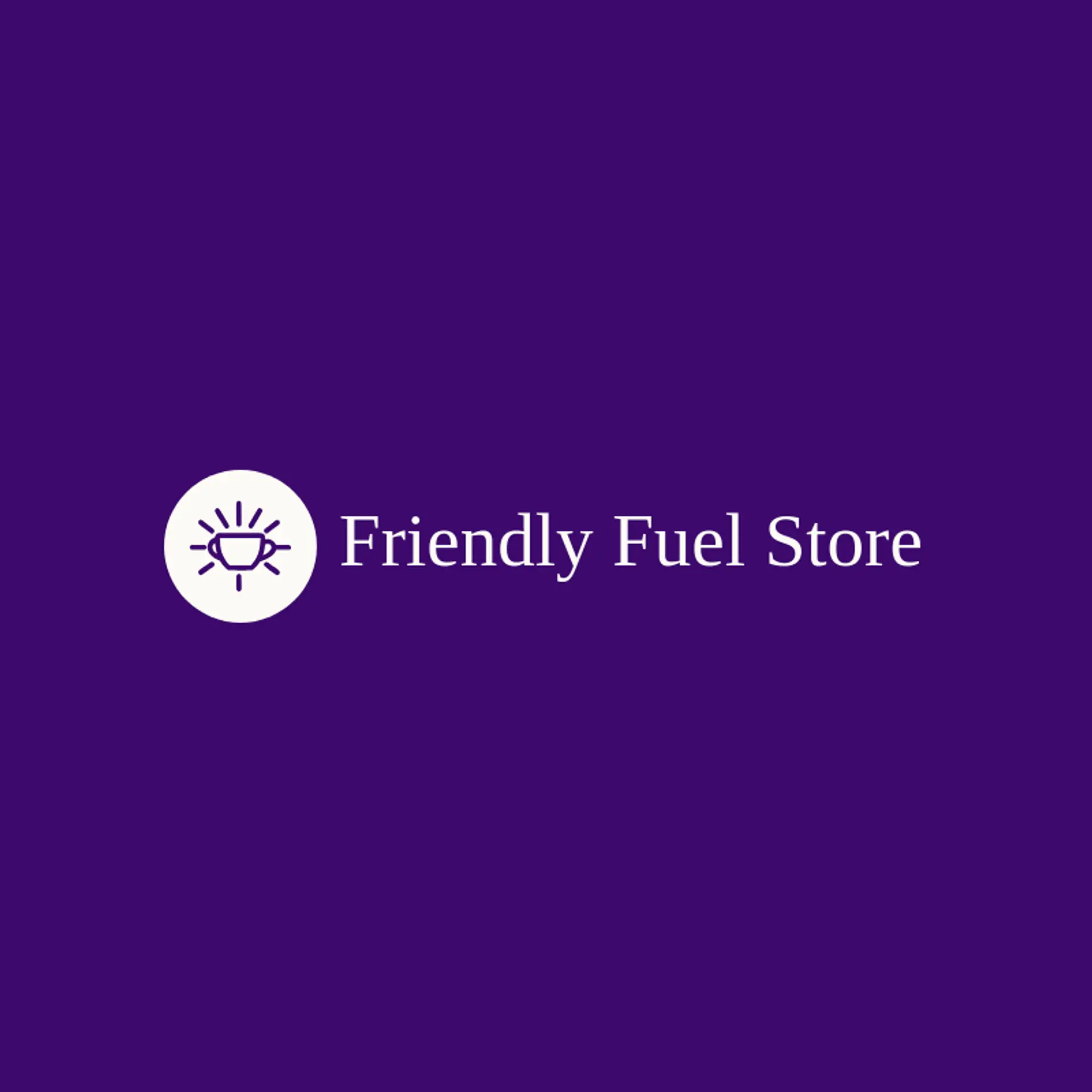 Friendly Fuel Store logo for convenience store