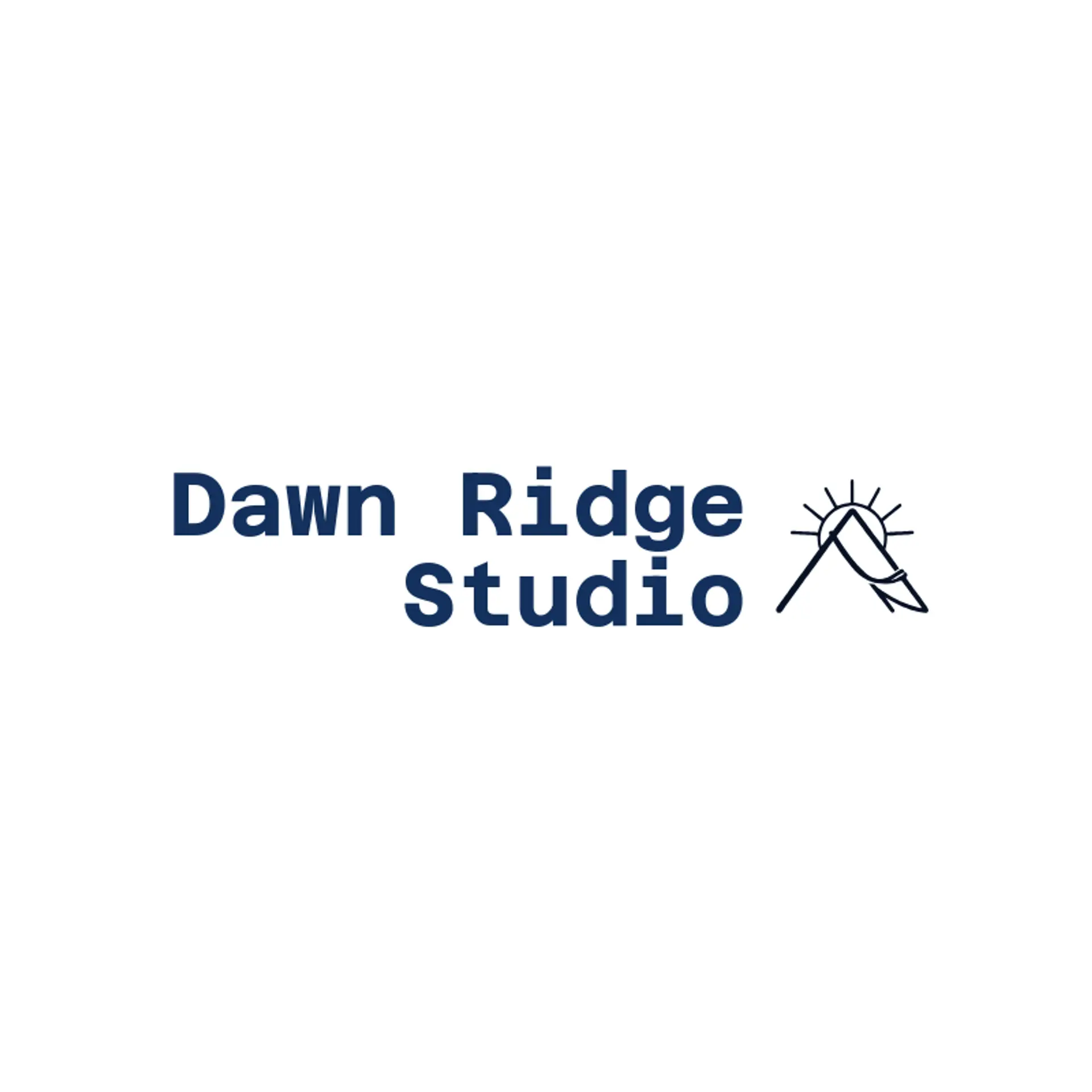 Dawn Ridge Studio logo for mountain