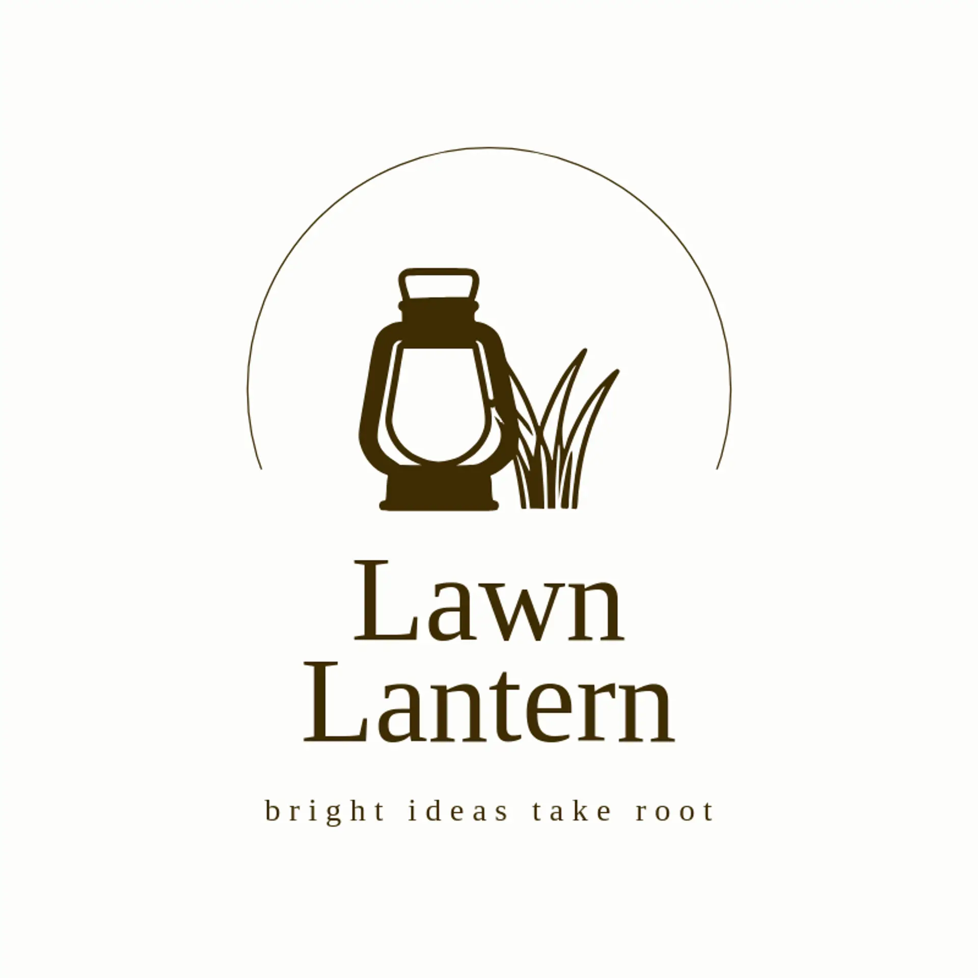 Lawn Lantern logo for grass