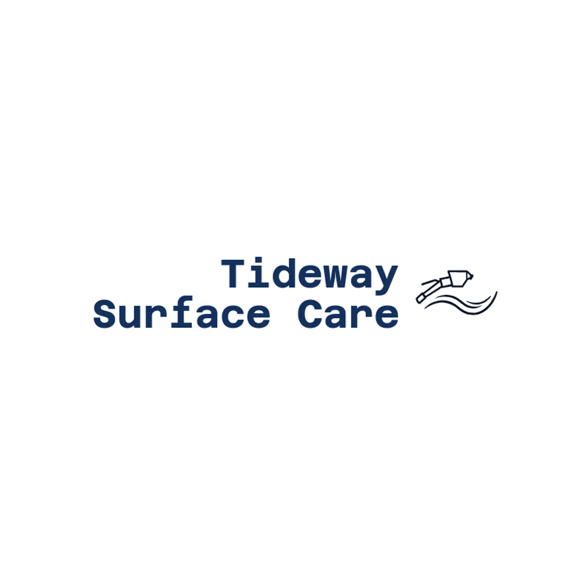 Tideway Surface Care logo for pressure wash