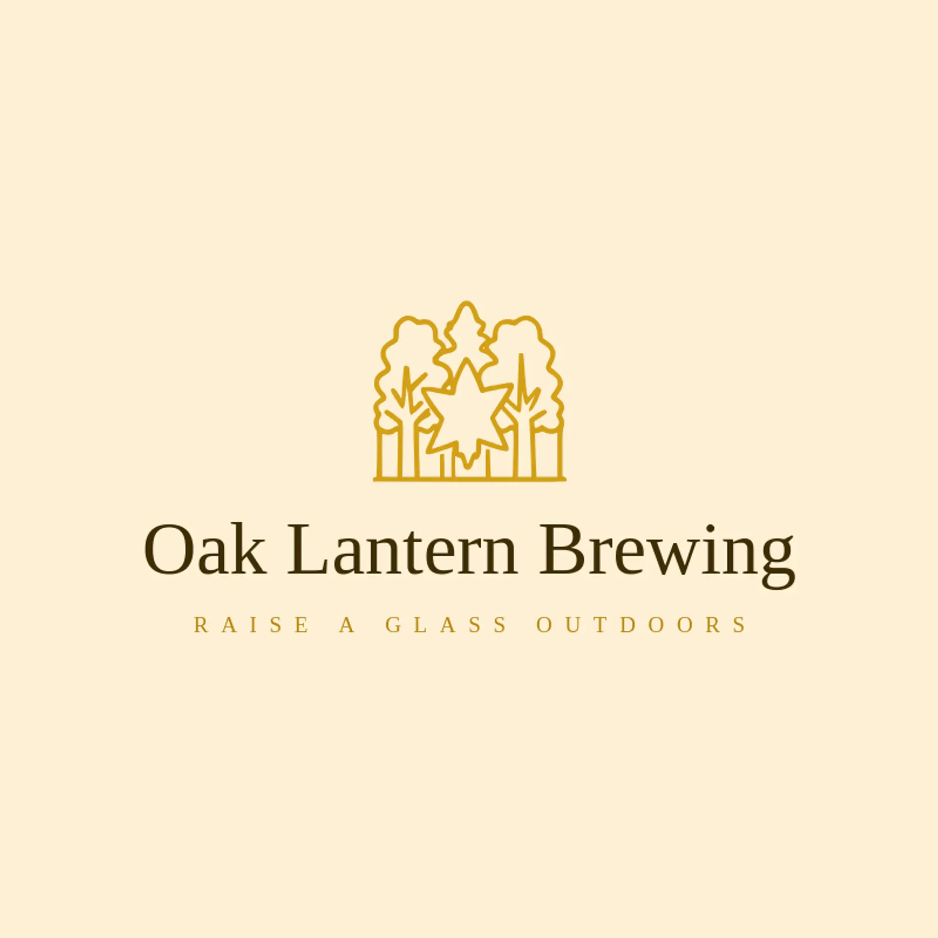 Oak Lantern Brewing logo for forest