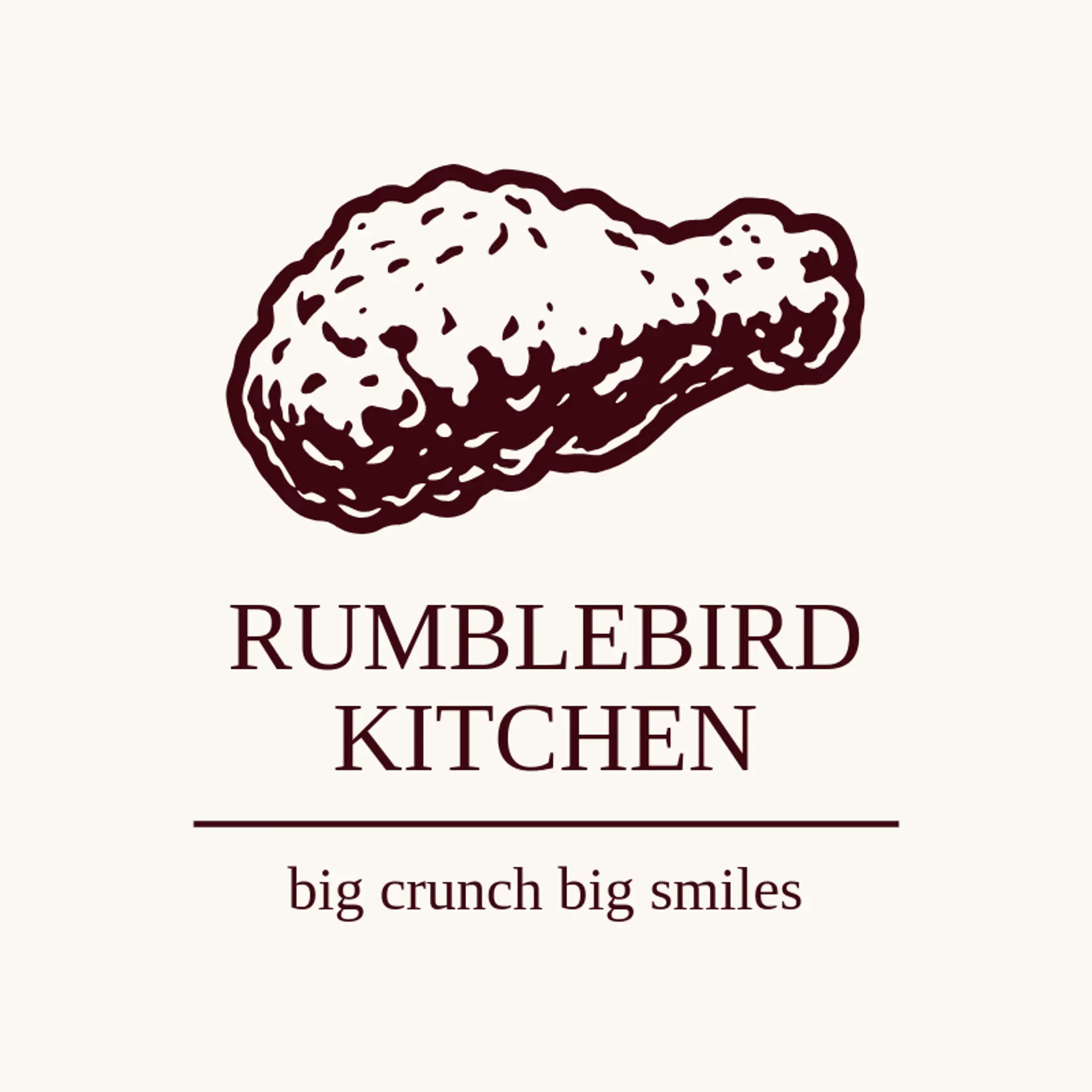 Rumblebird Kitchen logo for fried chicken