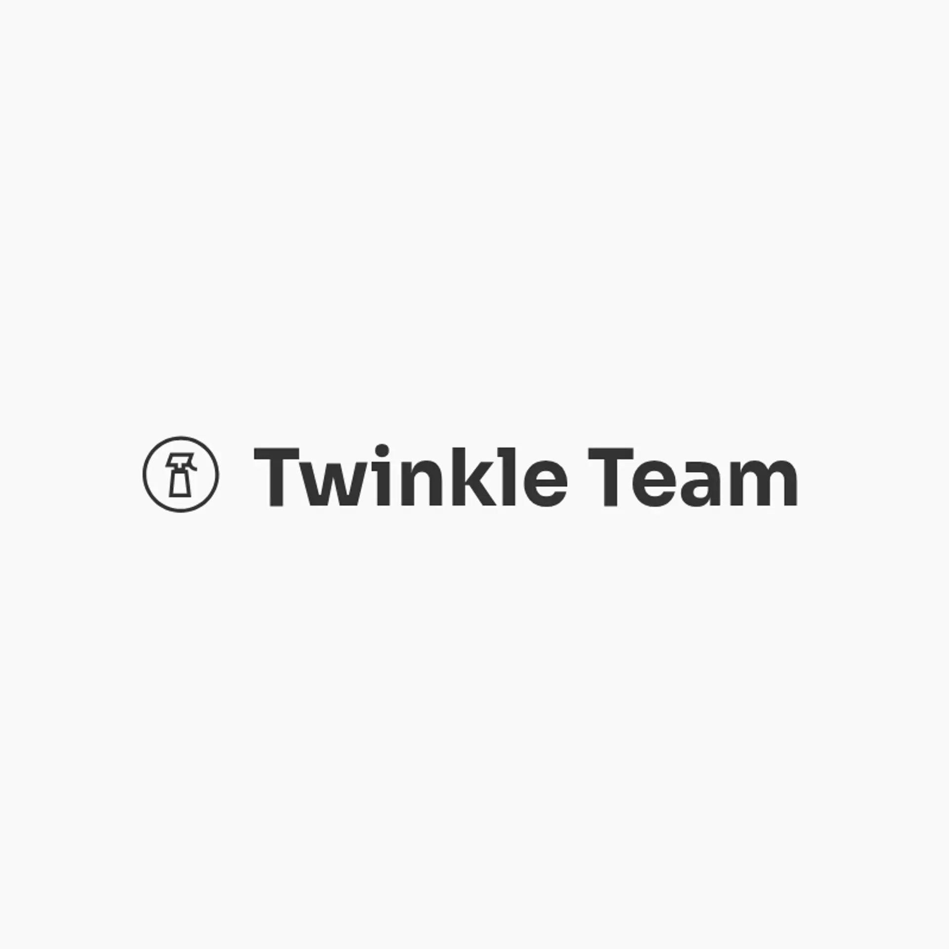 Twinkle Team logo for cleaning services