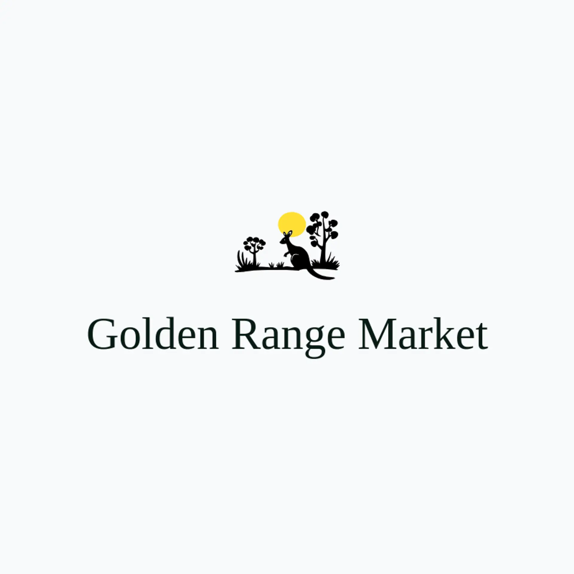 Golden Range Market logo for outback
