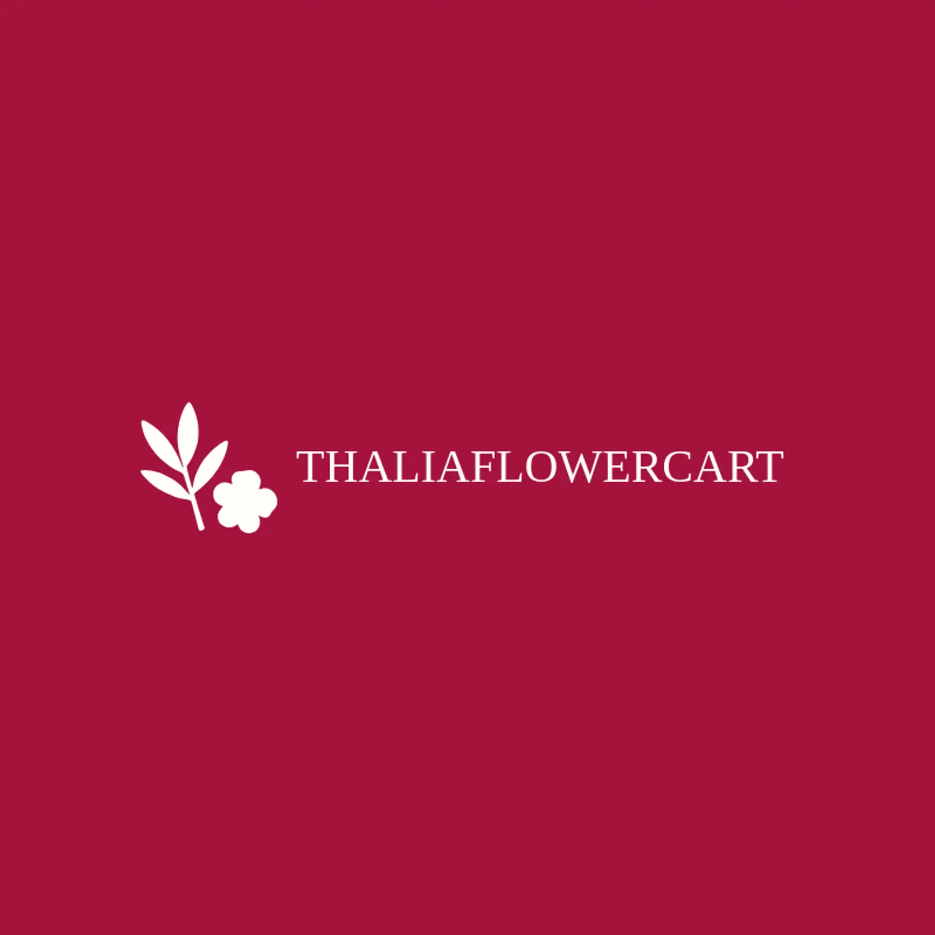 Thalia Flower Cart logo for greek
