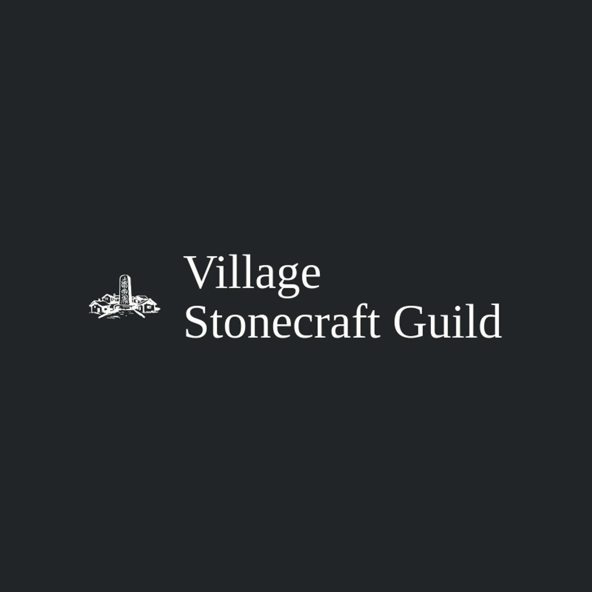 Village Stonecraft Guild logo for village