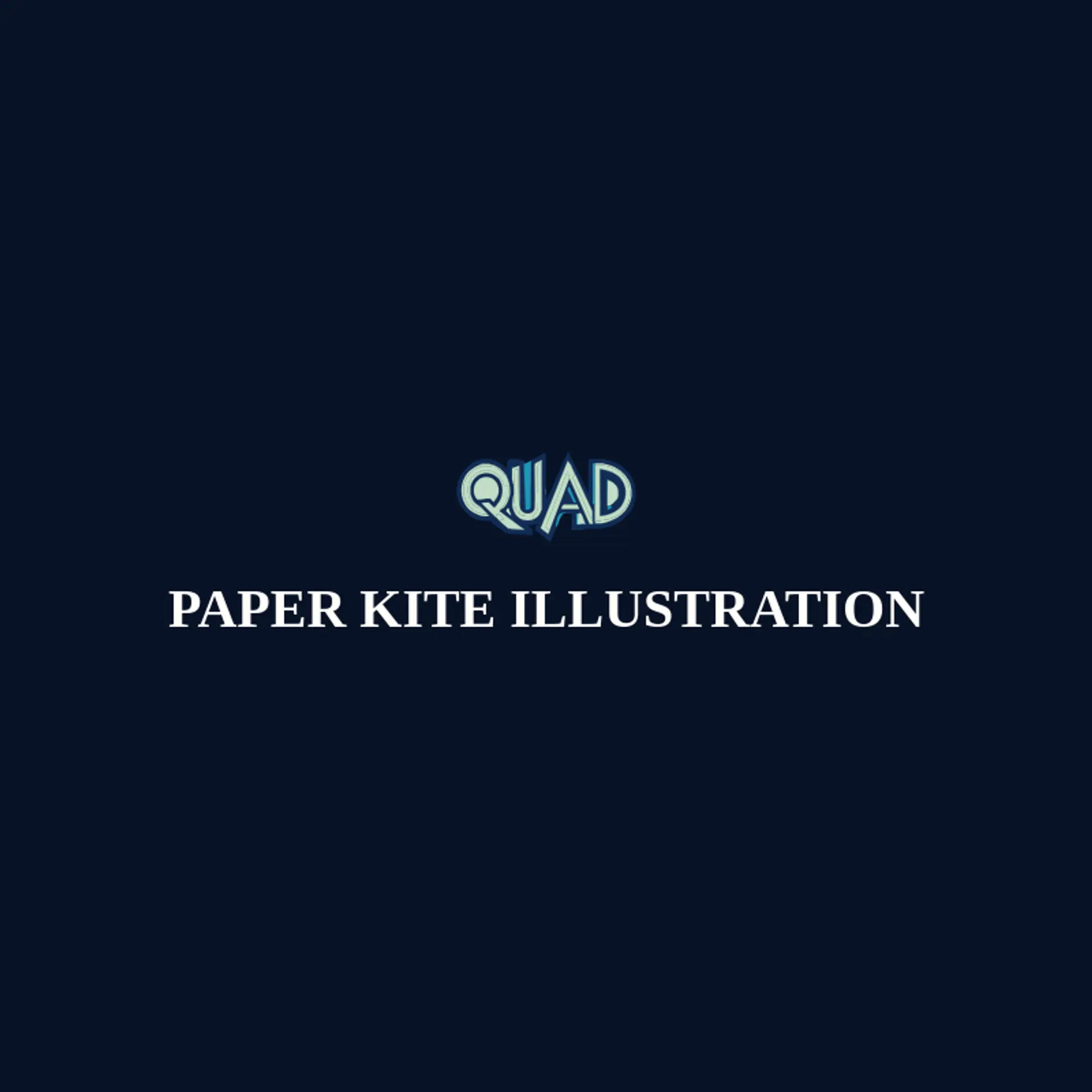 Paper Kite Illustration logo for illustrator