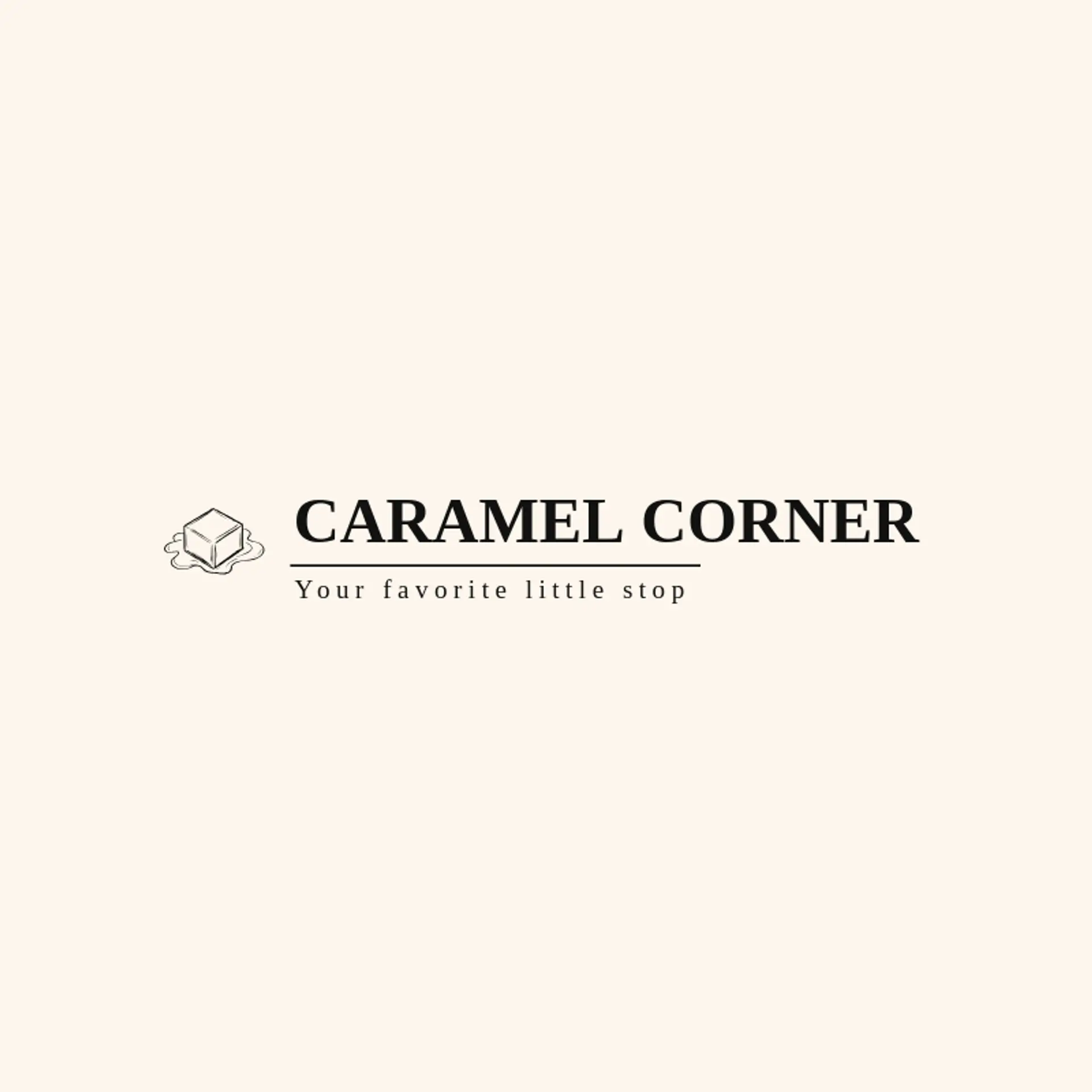 Caramel Corner logo for sweet