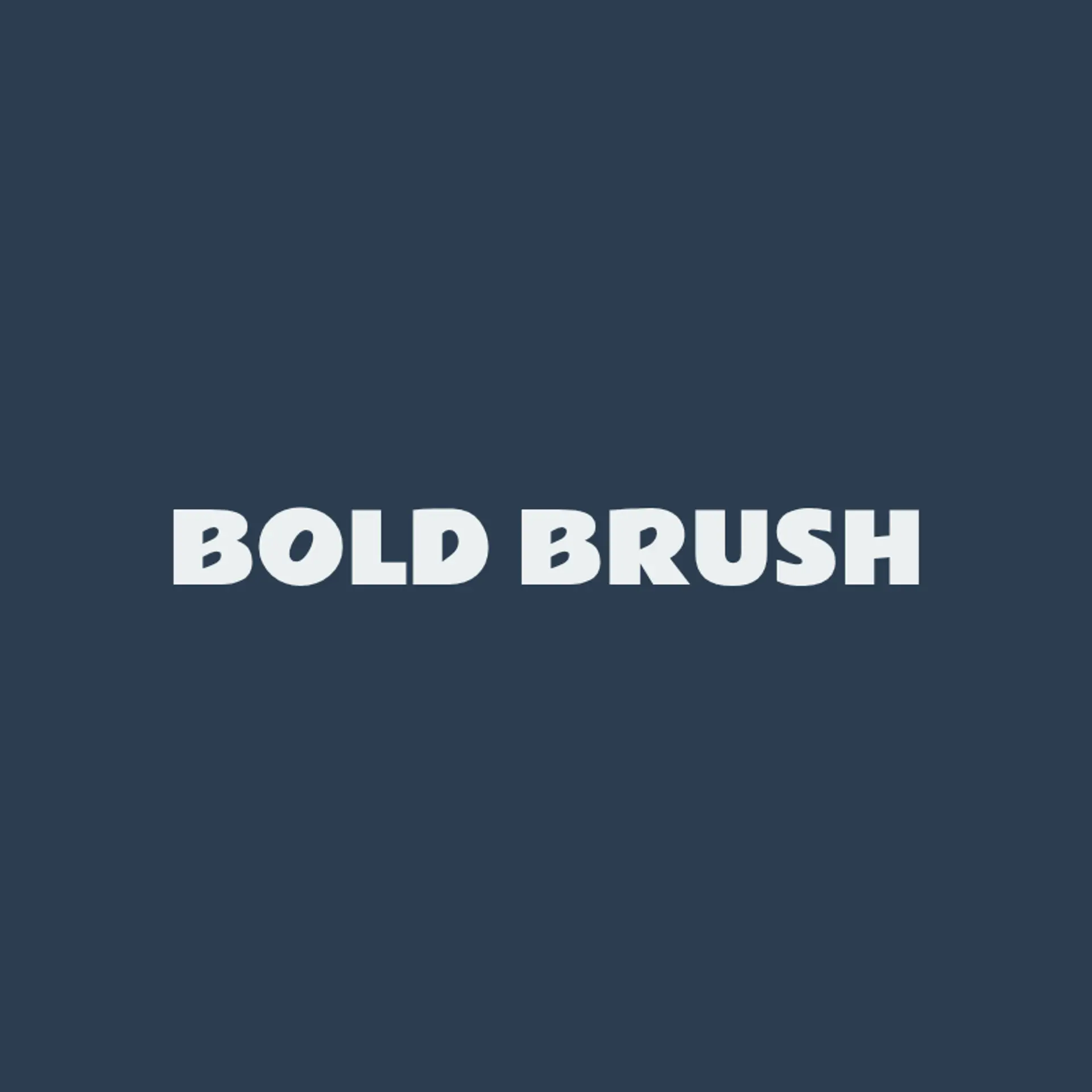Bold Brush logo for construction painting