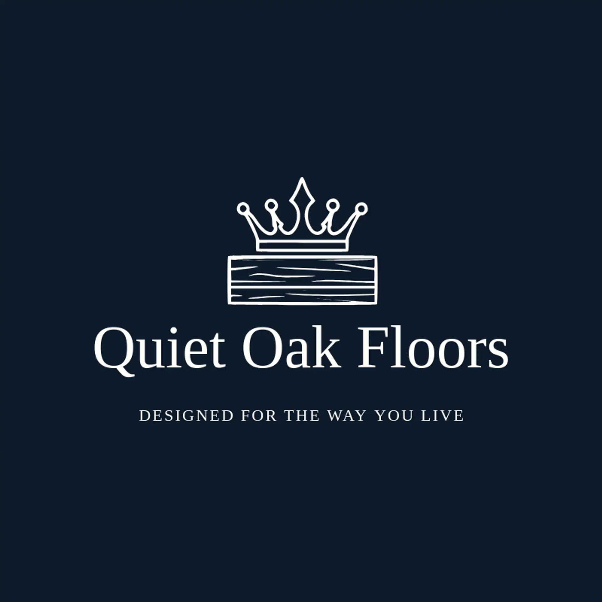 Quiet Oak Floors logo for flooring