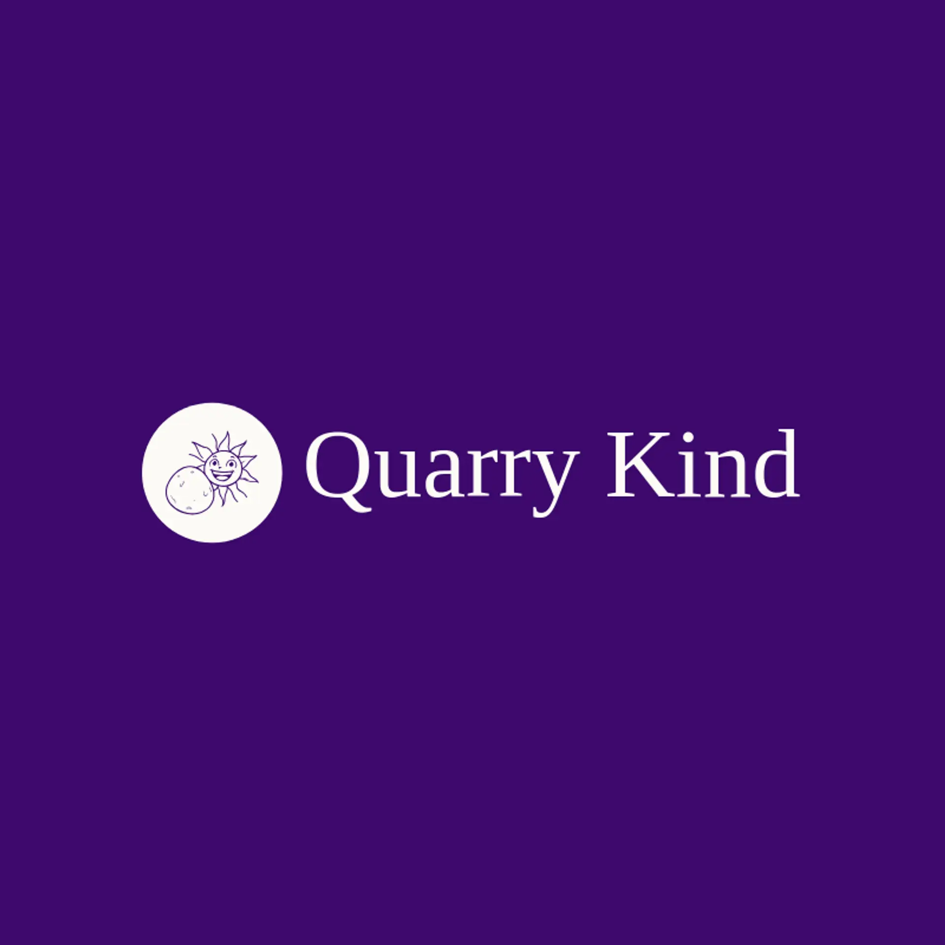Quarry Kind logo for stone