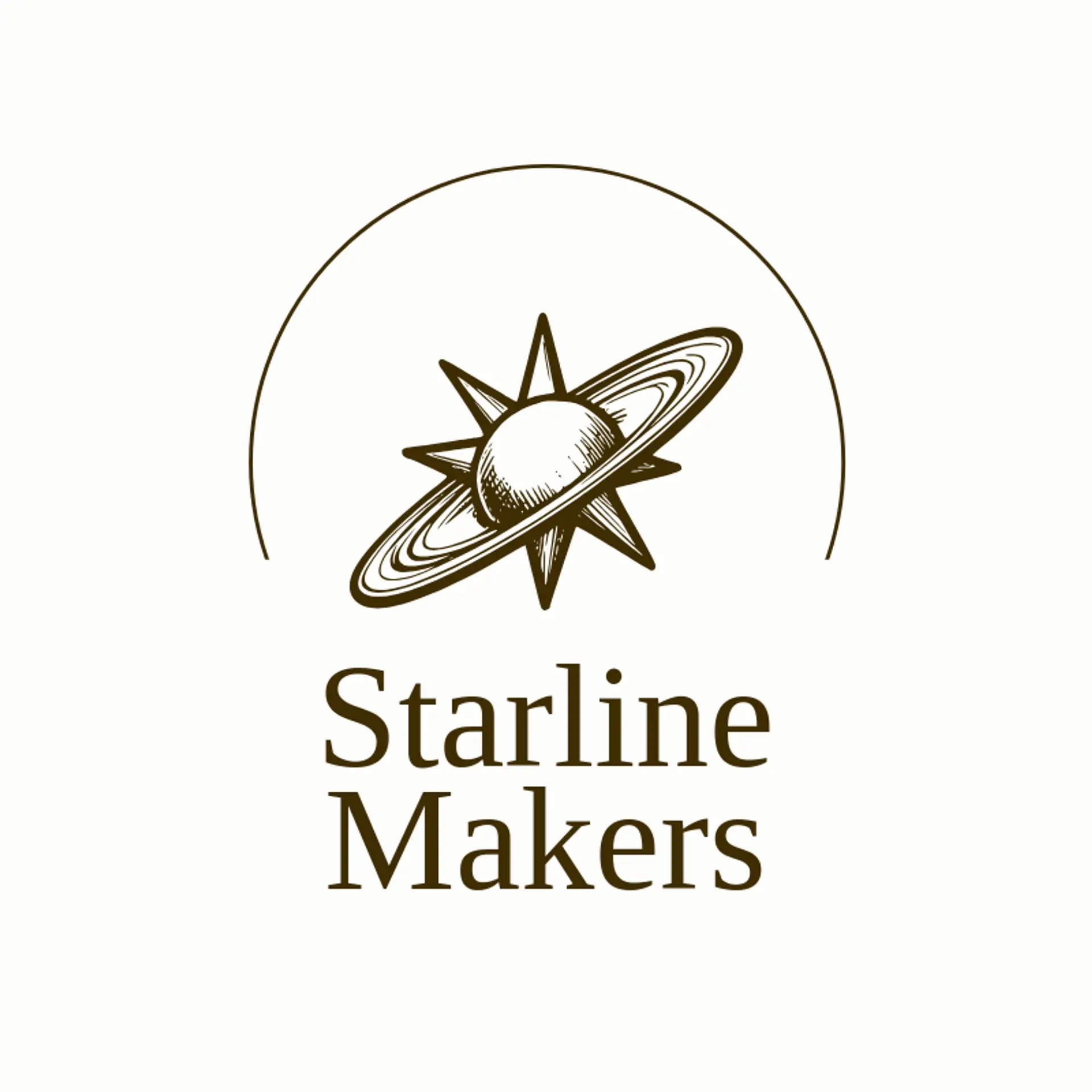 Starline Makers logo for sci fi