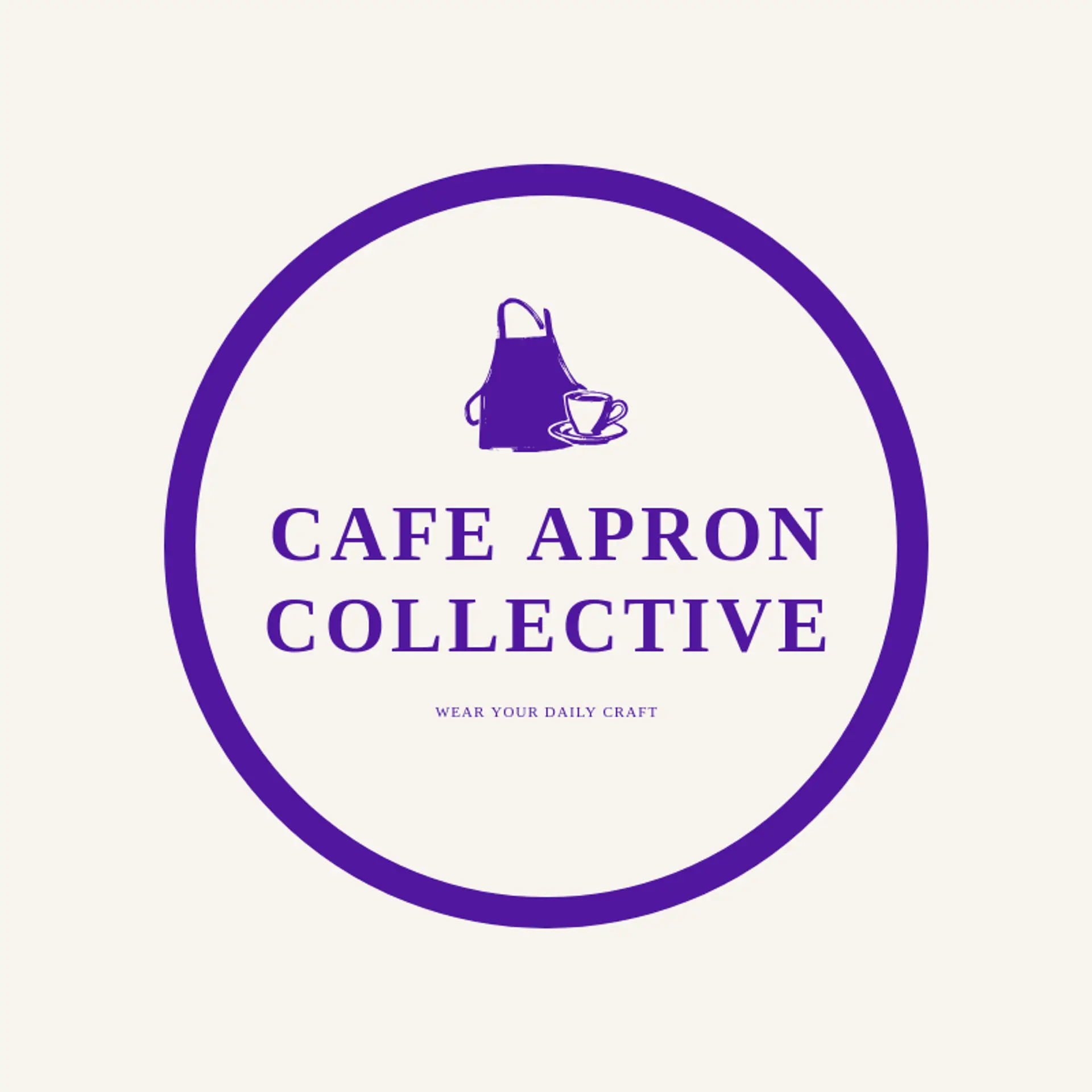 Cafe Apron Collective logo for apron