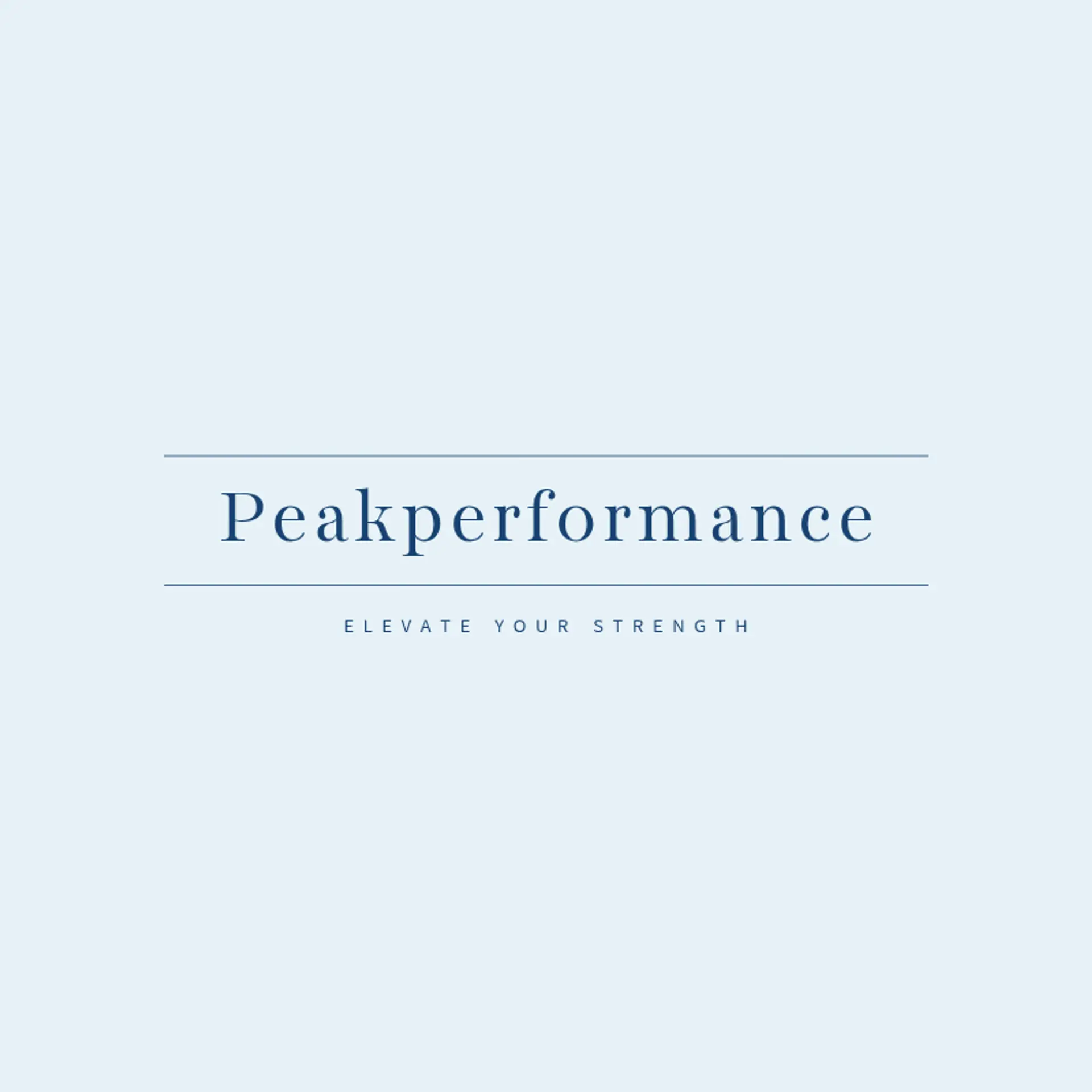 Peak Physique Fitness logo for fitness training