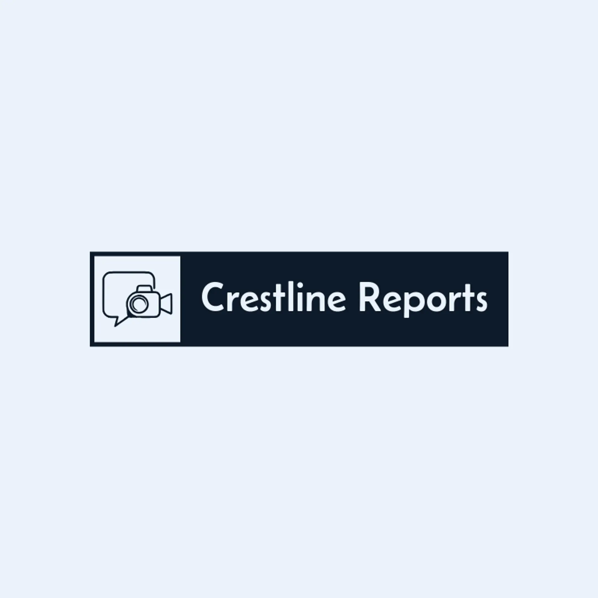Crestline Reports logo for news channel