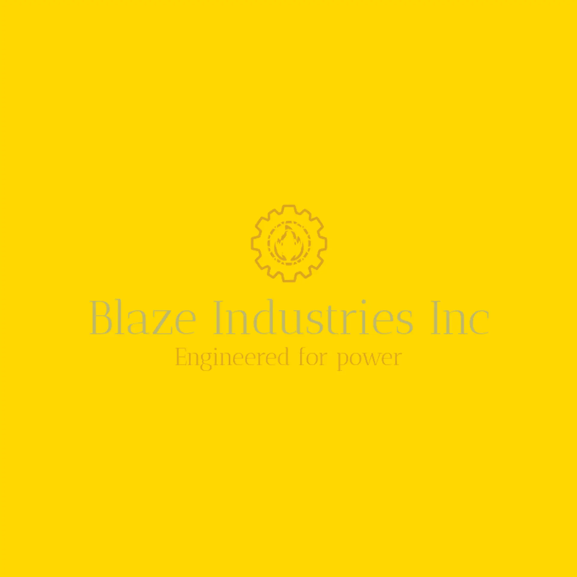 Blaze Industries Inc logo for fire