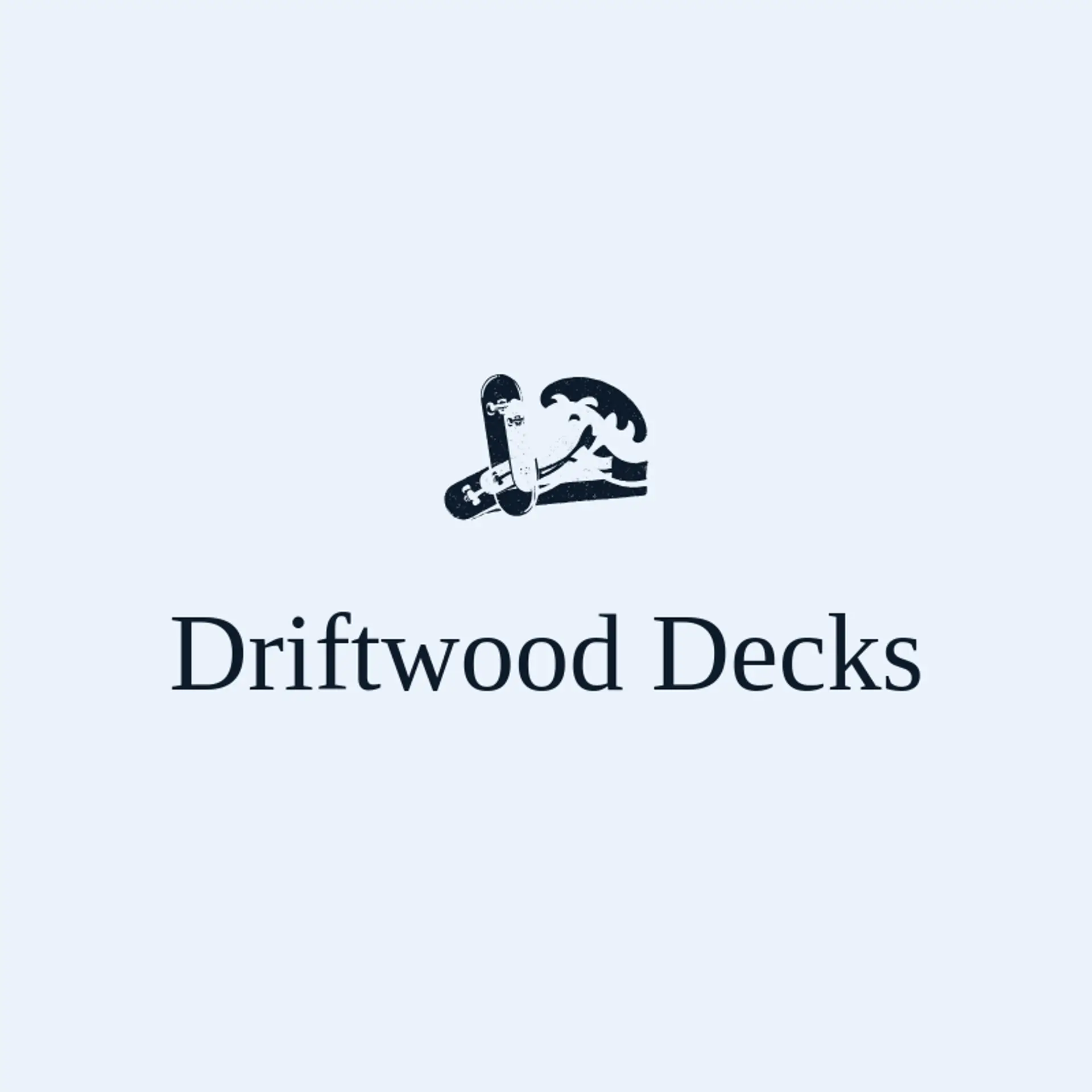 Driftwood Decks logo for skate