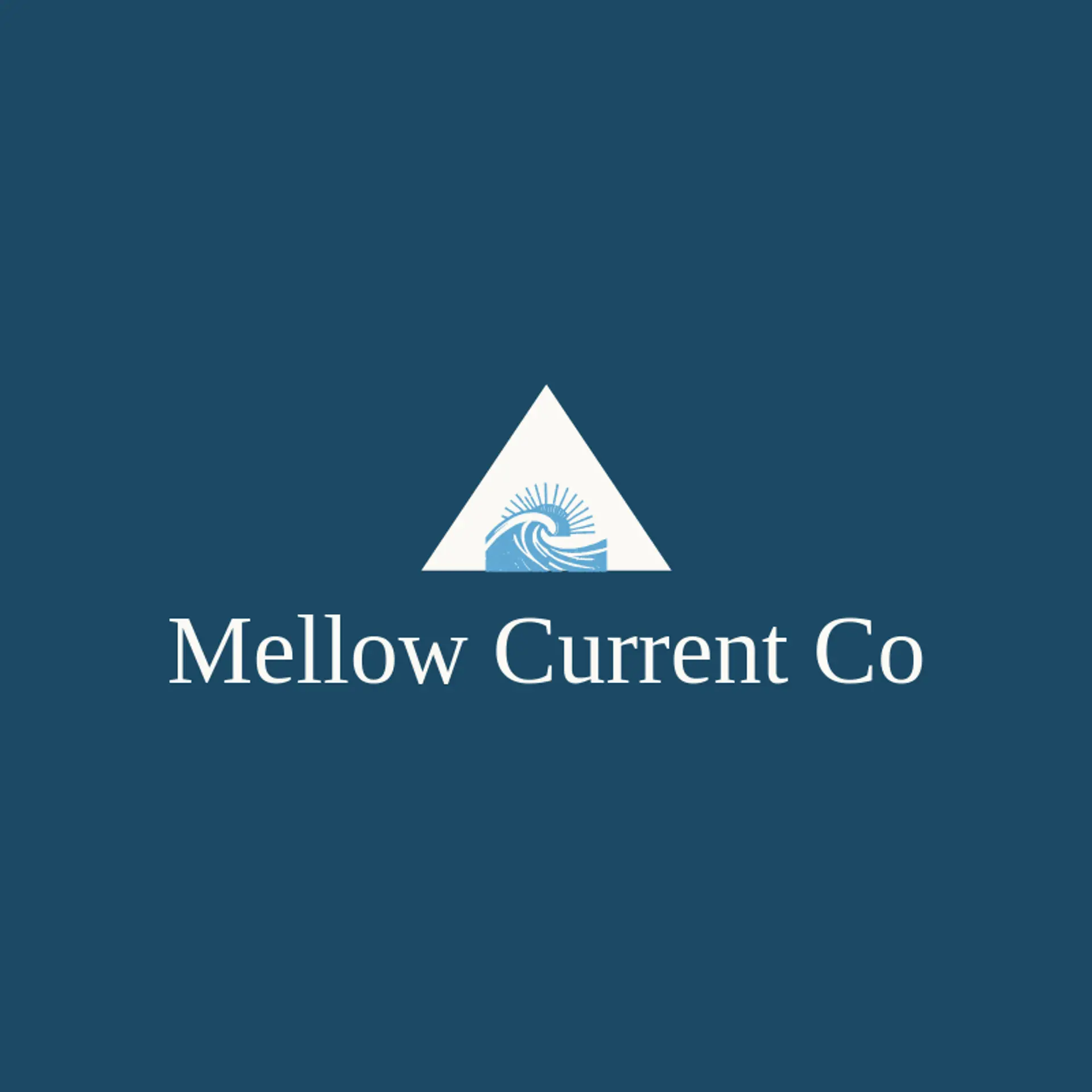 Mellow Current Co logo for sunset