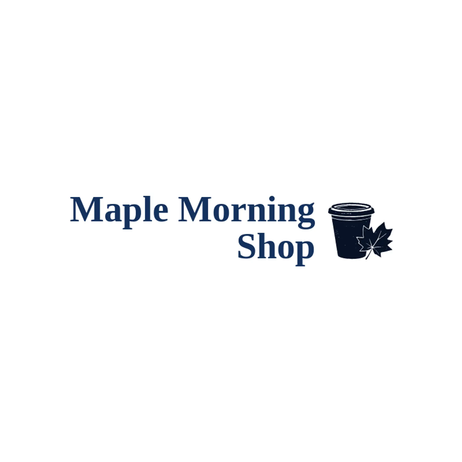 Maple Morning Shop logo for convenience store