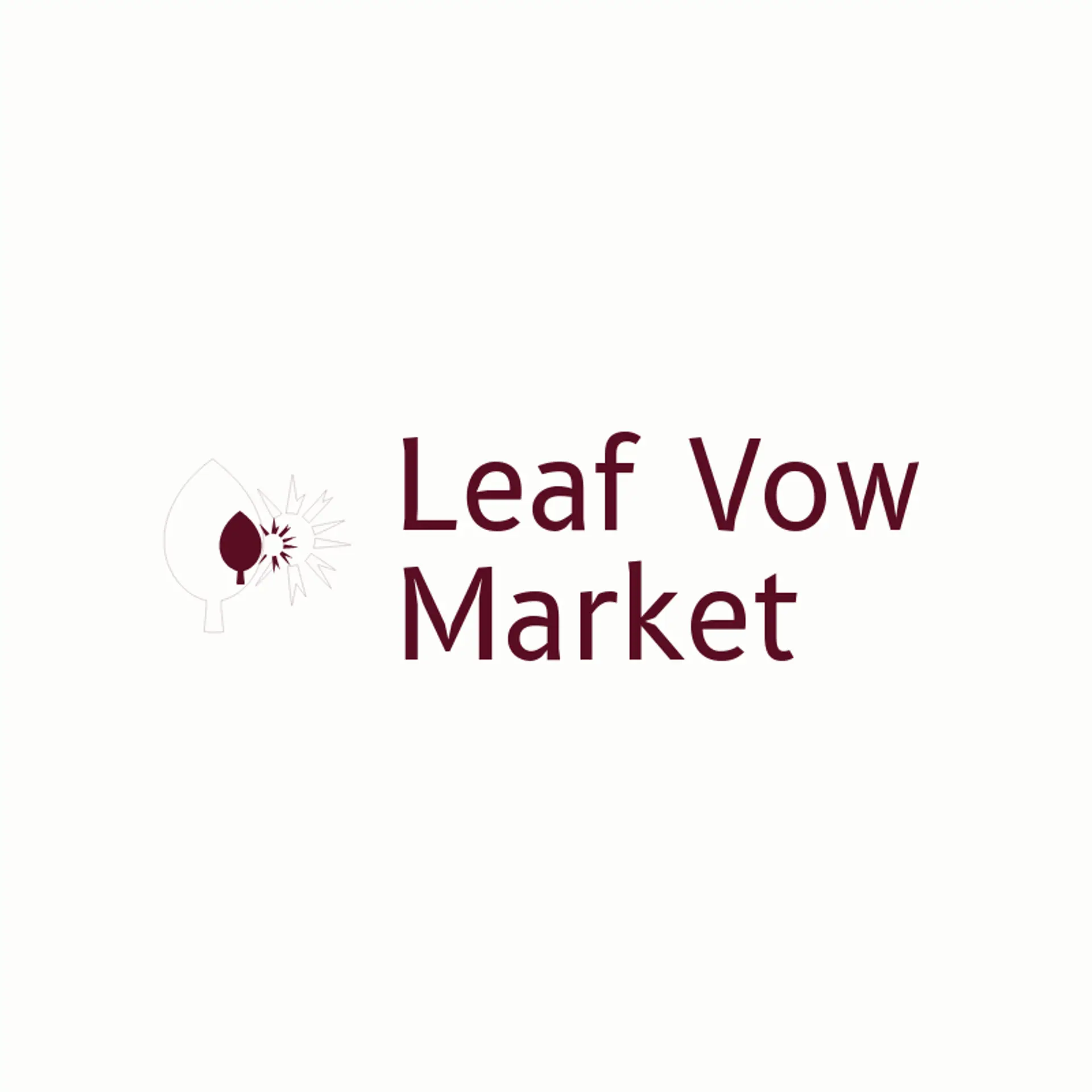 Leaf Vow Market logo for jainism