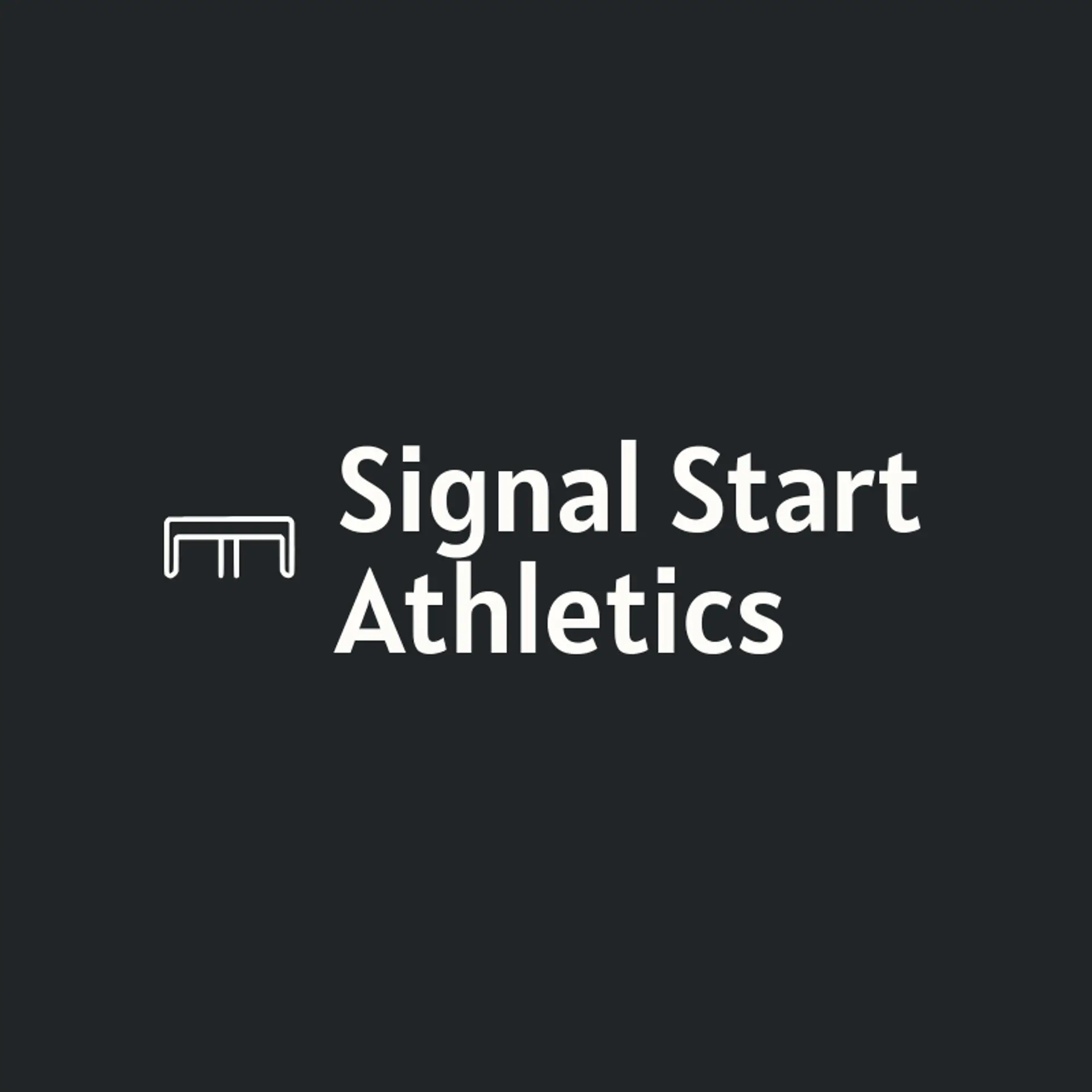 Signal Start Athletics logo for track and field