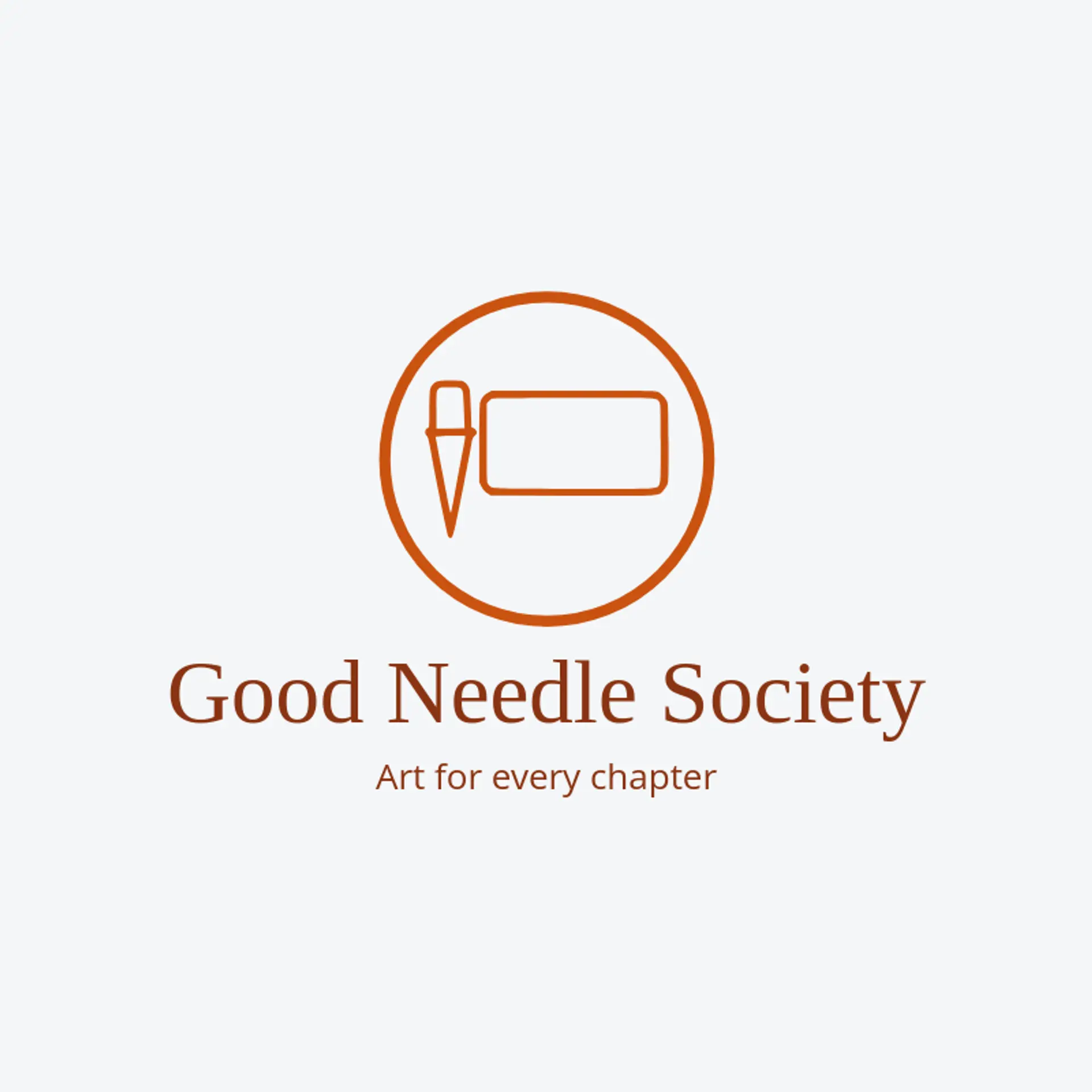 Good Needle Society logo for tattoo shop