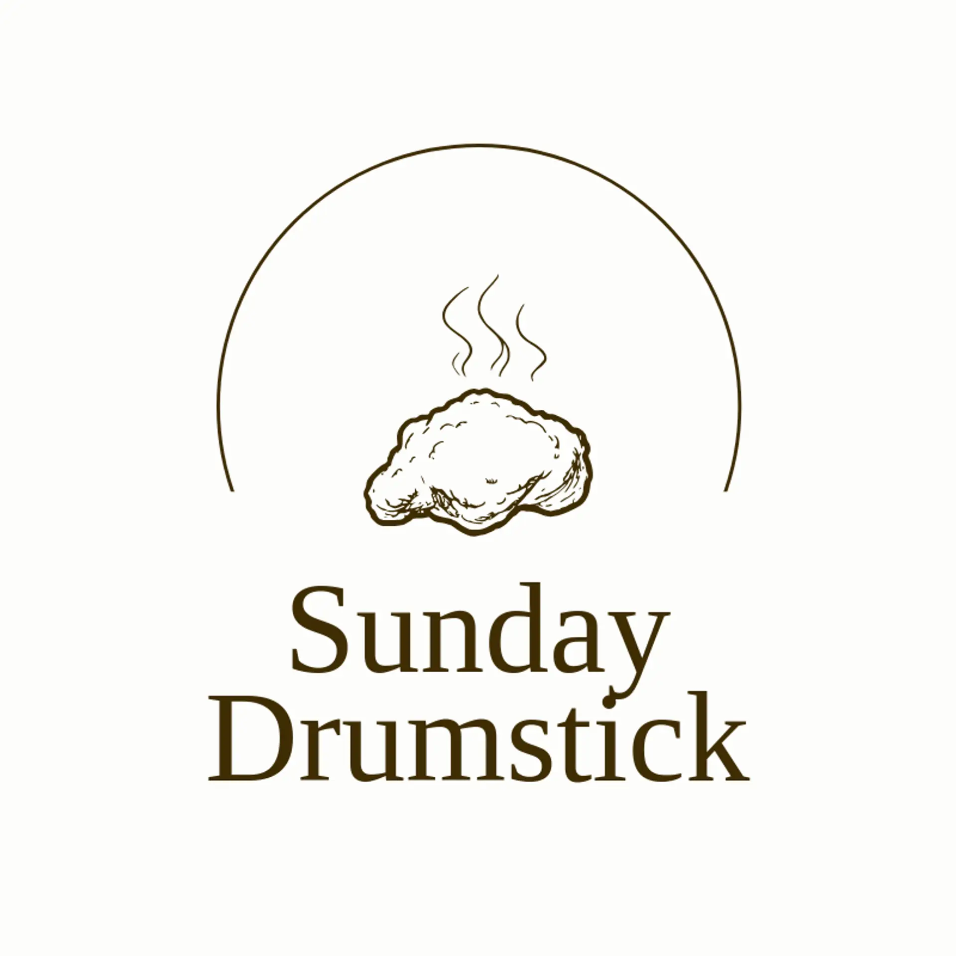 Sunday Drumstick logo for fried chicken
